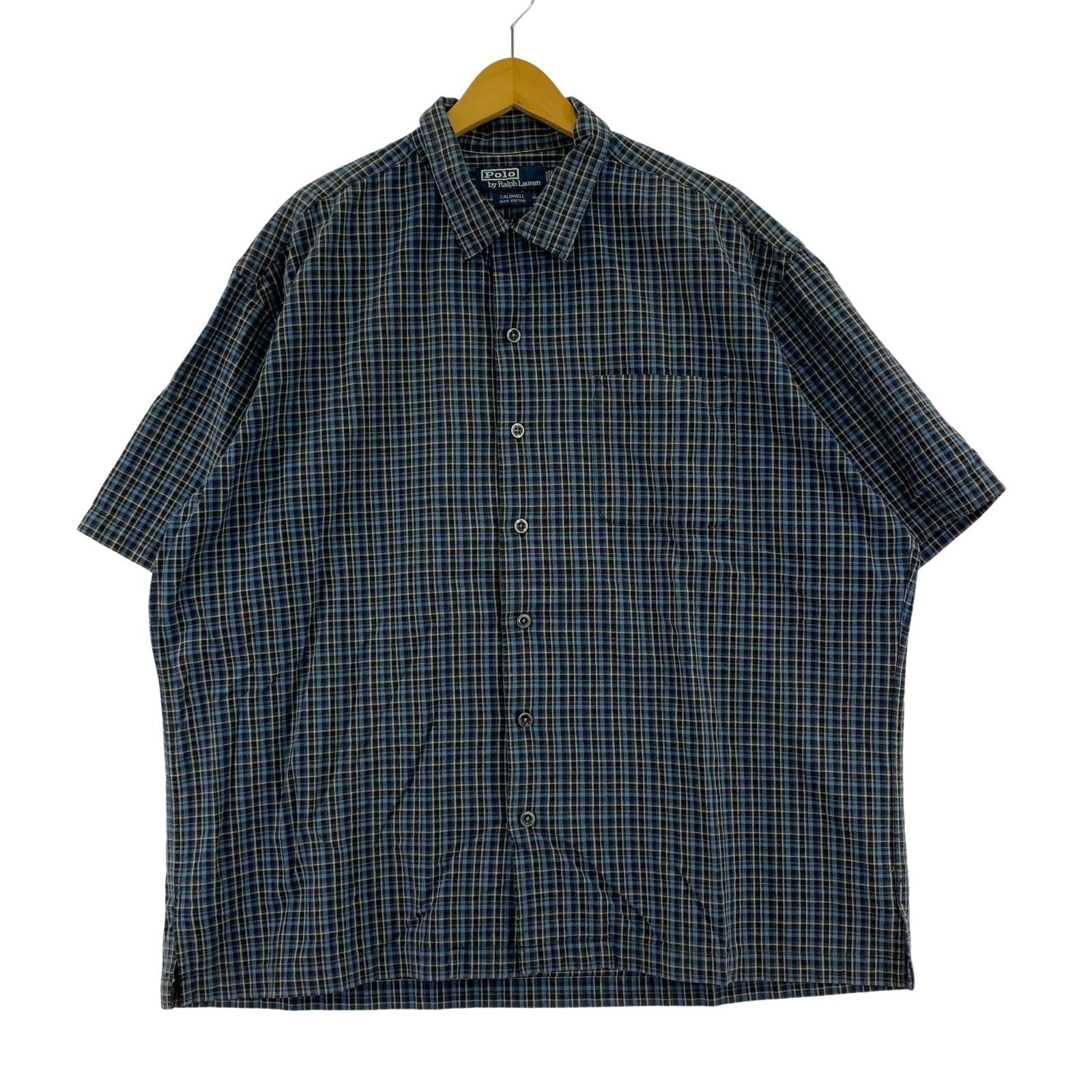 半袖シャツ 90s/CALDWELL/NVY/XL