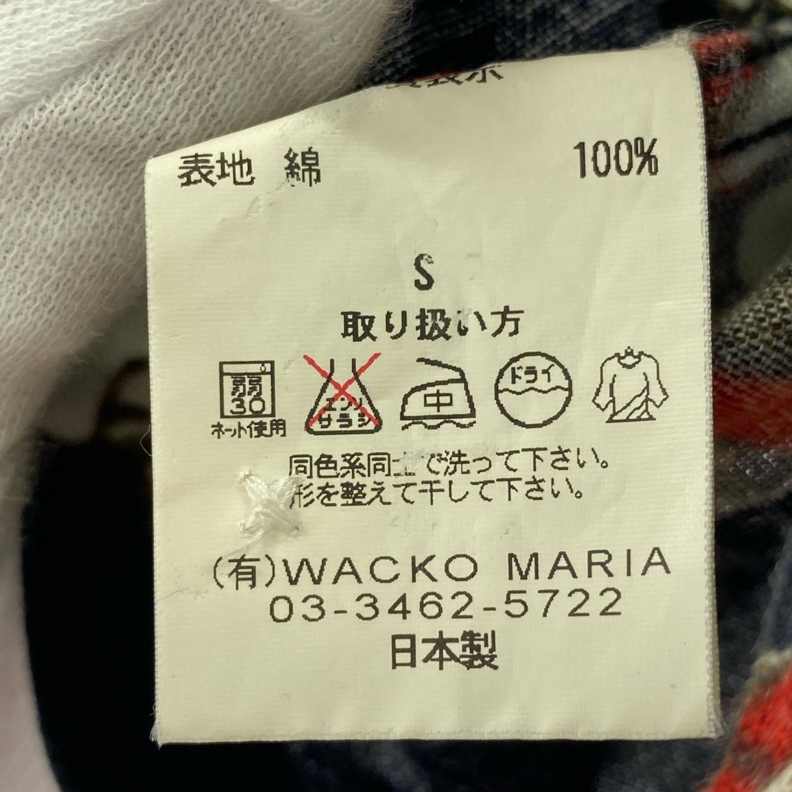 長袖シャツ 総柄スカル オープンカラーシャツ S S