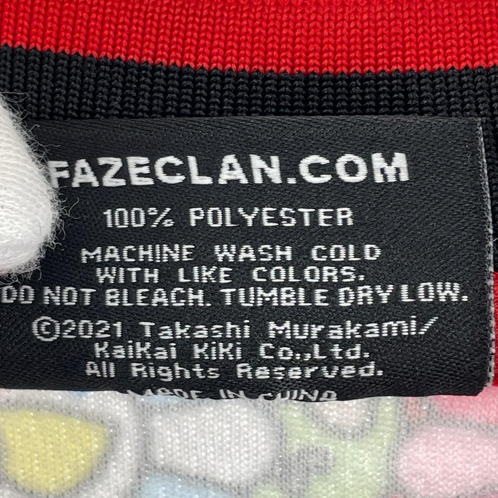 半袖Tシャツ 村上隆×FAZE ゲームシャツ 赤 (XS) マルチカラー