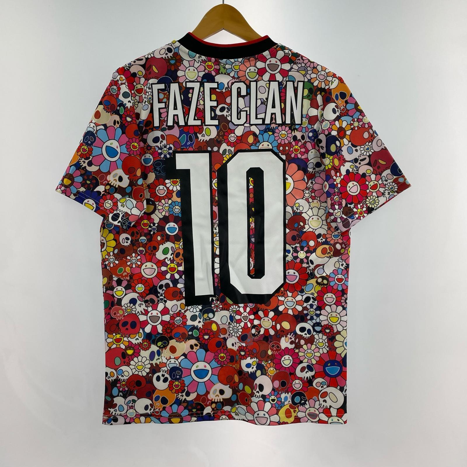 半袖Tシャツ 村上隆×FAZE ゲームシャツ 赤 (XS) マルチカラー