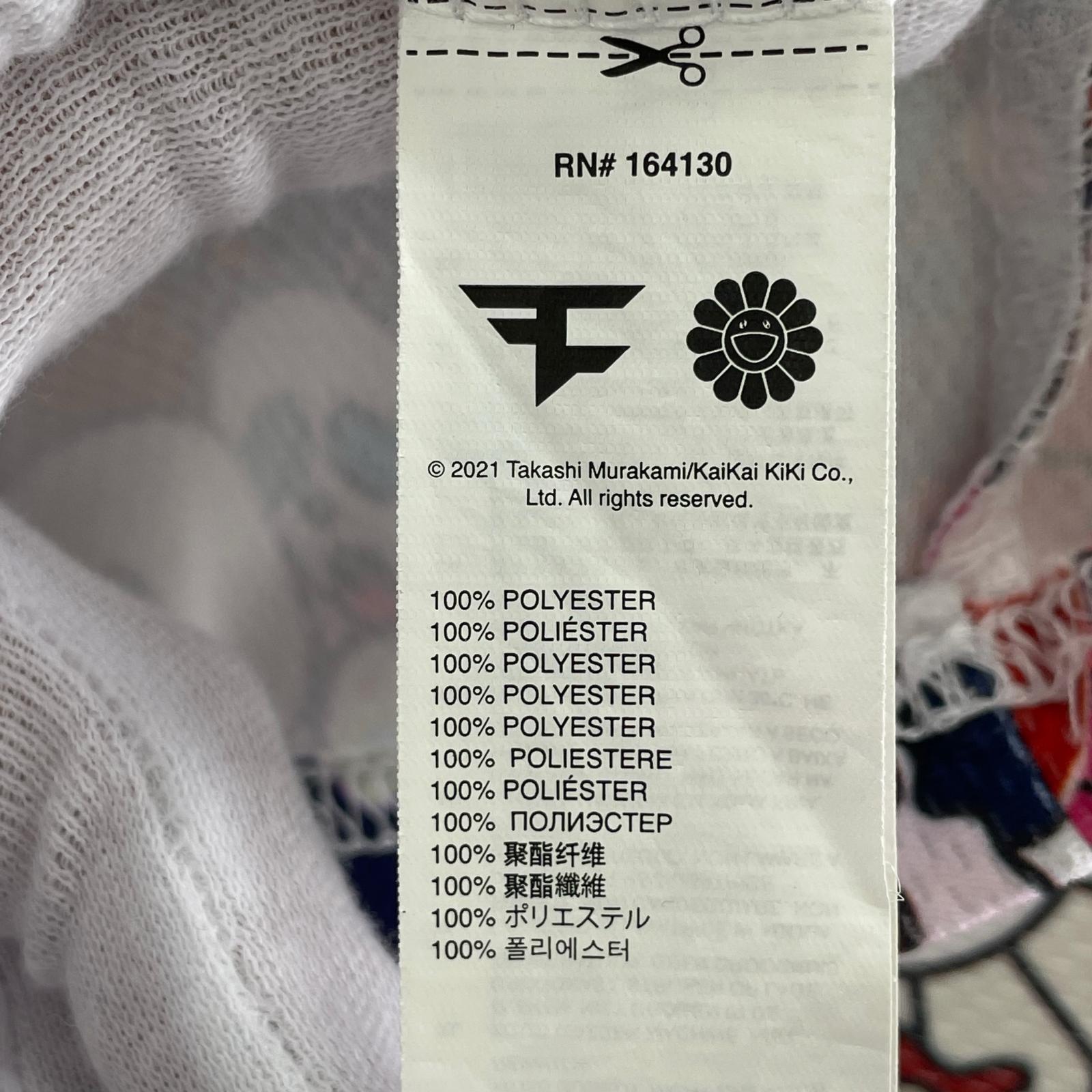 半袖Tシャツ 村上隆×FAZE ゲームシャツ 赤 (XS) マルチカラー