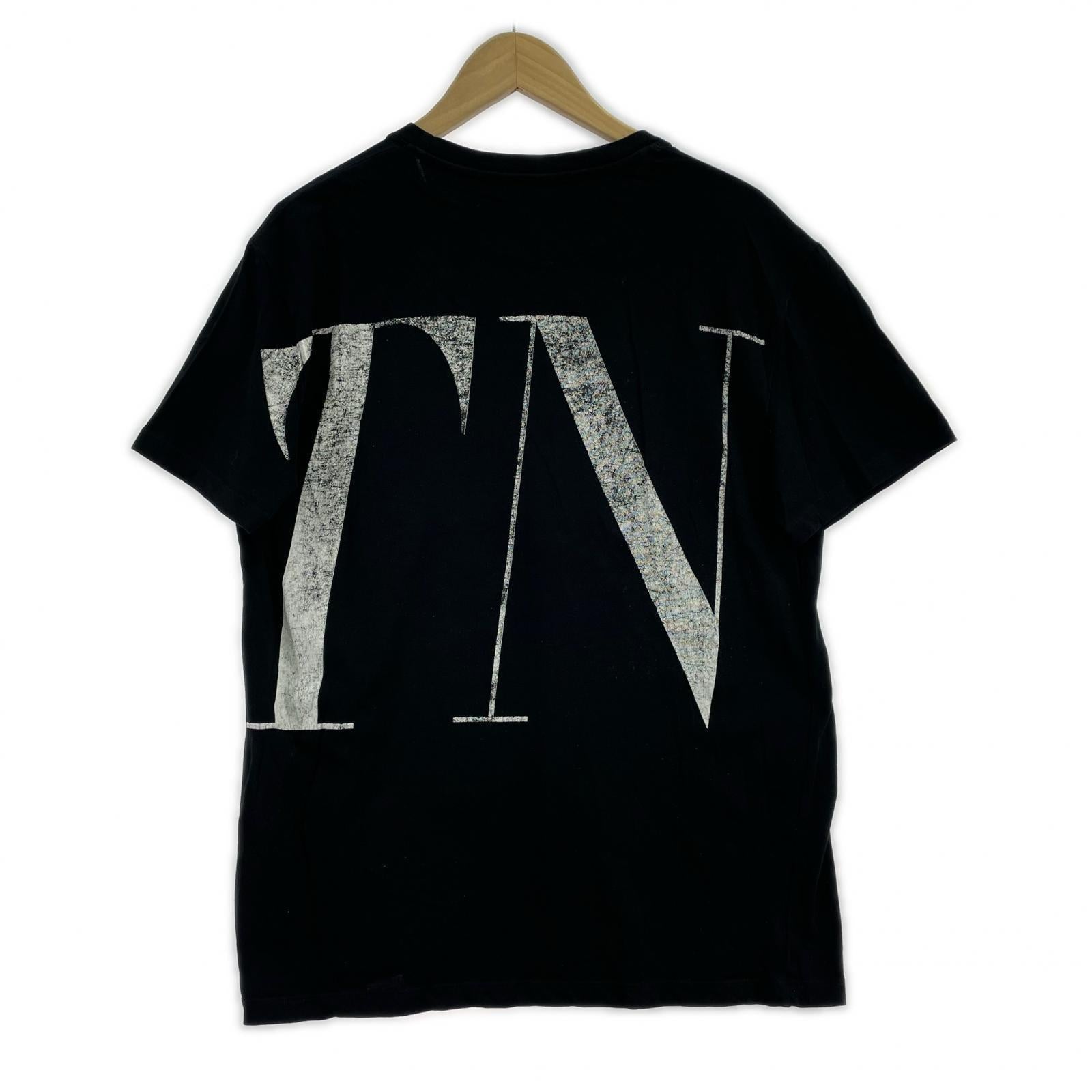 半袖Tシャツ SS 両面ロゴ プリントTEE 黒 M QV0MG14D57F M ブラック