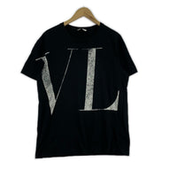 半袖Tシャツ SS 両面ロゴ プリントTEE 黒 M QV0MG14D57F M ブラック