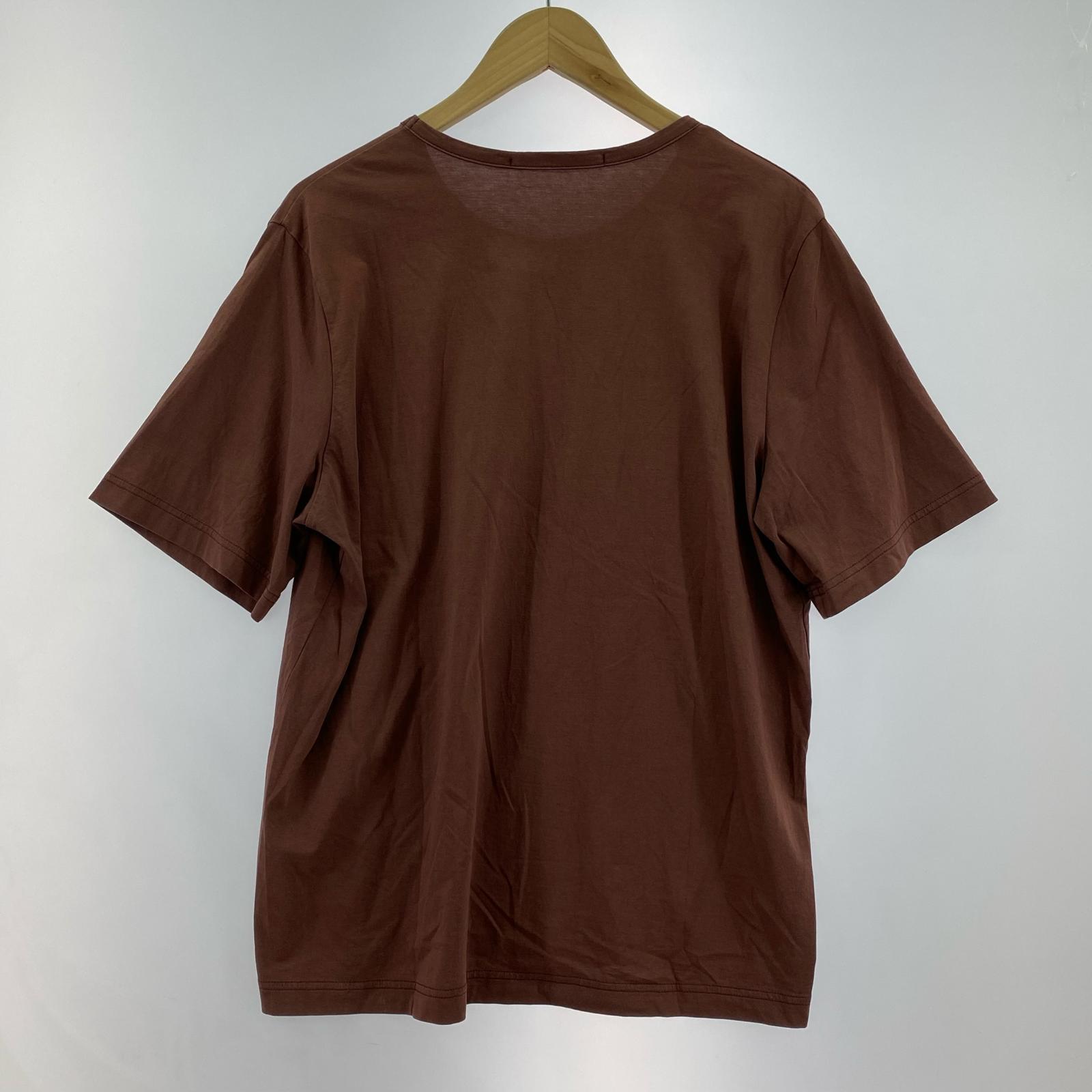 半袖Tシャツ LIMI feu 72/2 C SINGLE JERSEY A AH SLIT Tee ブラウン