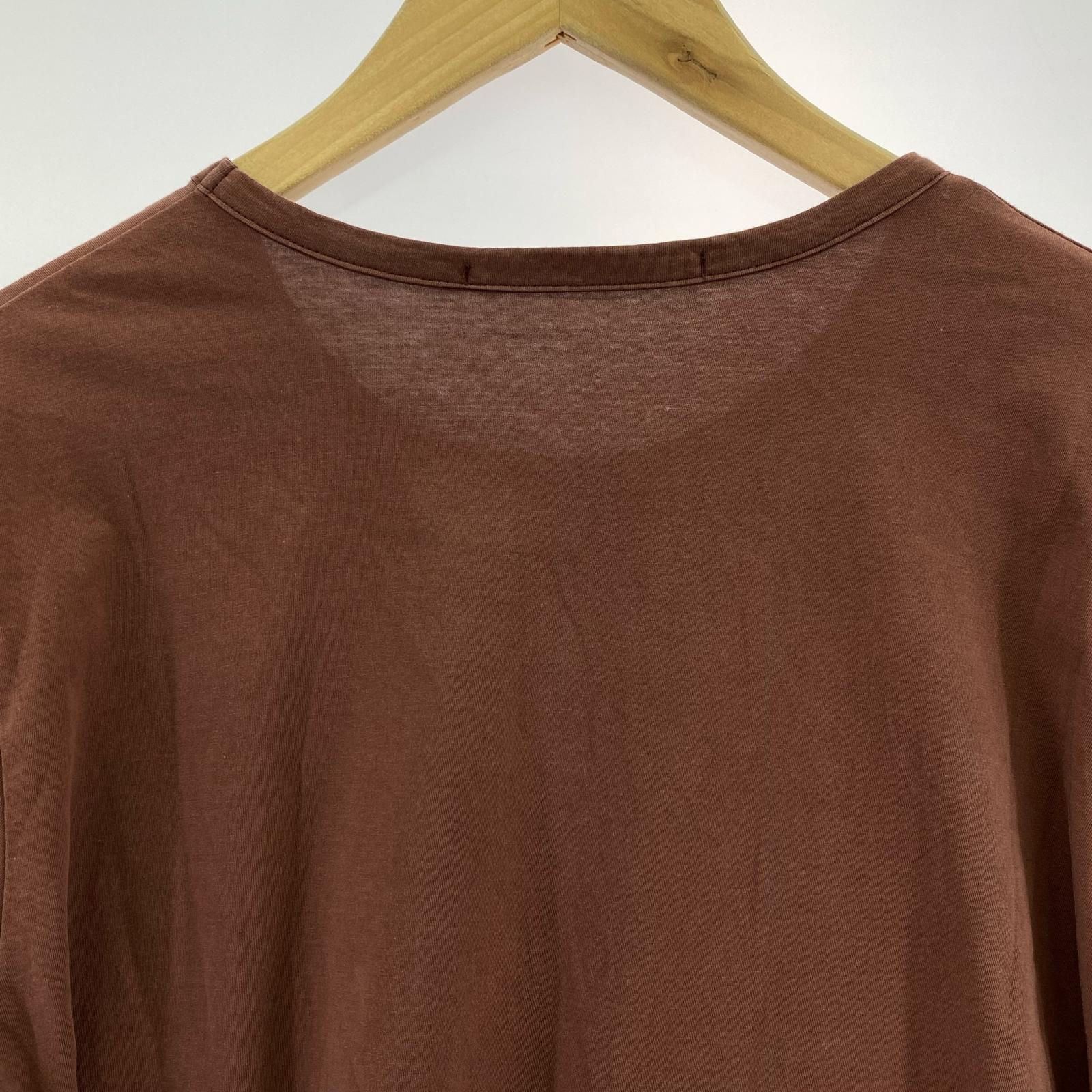 半袖Tシャツ LIMI feu 72/2 C SINGLE JERSEY A AH SLIT Tee ブラウン
