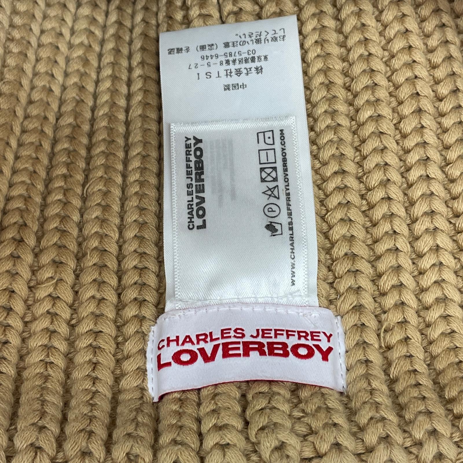 ニットキャップ charles jeffrey loverboy ブラウン