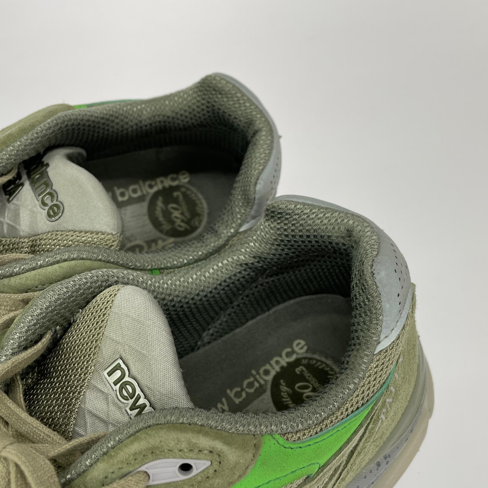 スニーカー Petta 990V3 Keep Your Family Close Olive 29.5cm (US11 1/2 UK11 EU49) カーキ