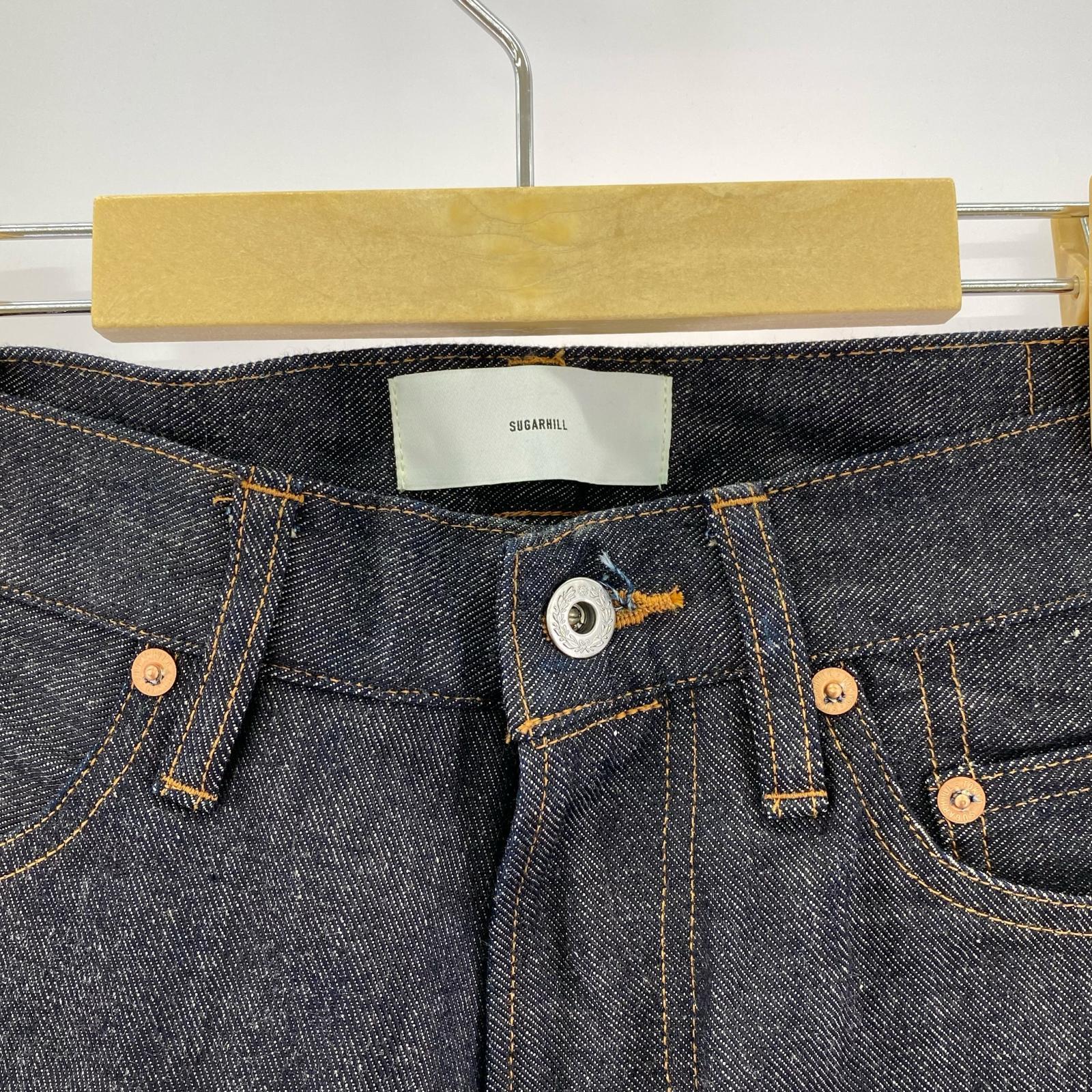 デニムパンツ DENIM SHORT TROUSERS STRAIGHT CUT (W30)