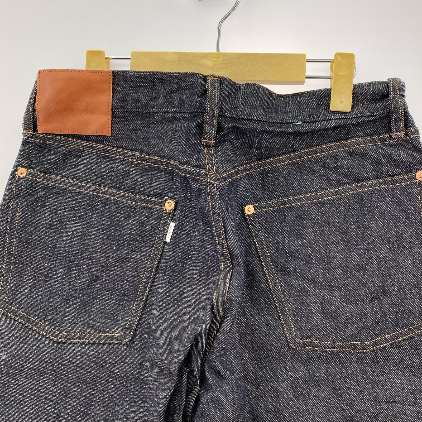 デニムパンツ DENIM SHORT TROUSERS STRAIGHT CUT (W30)