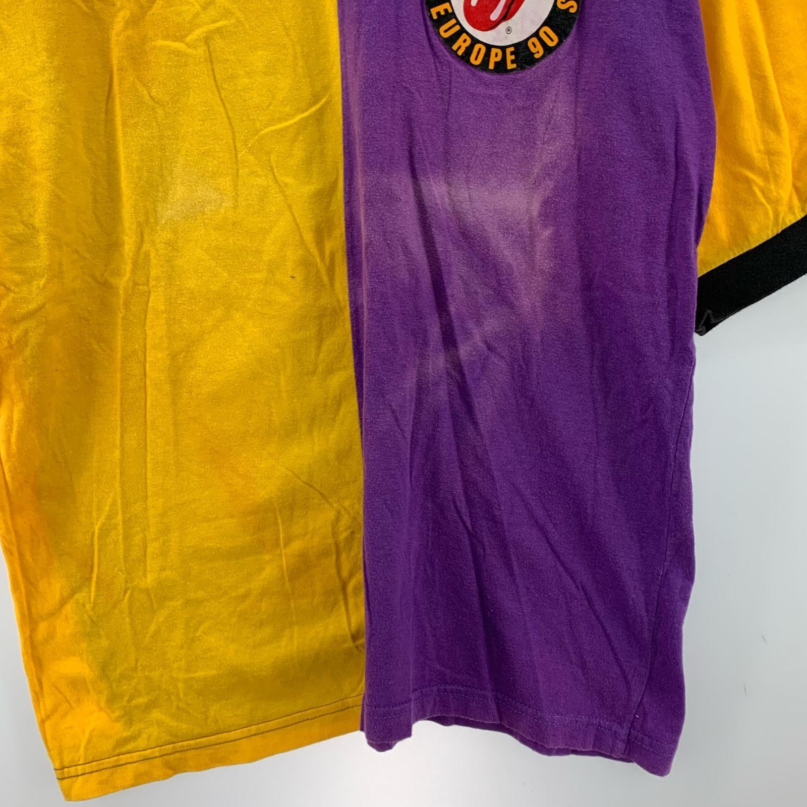半袖Tシャツ 90s THE ROLLING STONES オフィシャル VネックTシャツ