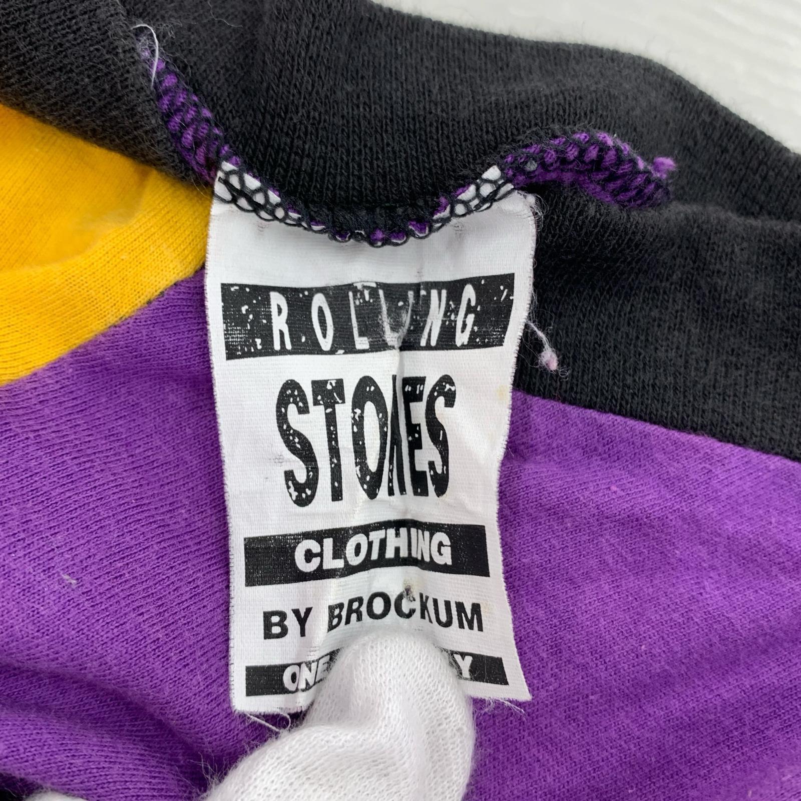 半袖Tシャツ 90s THE ROLLING STONES オフィシャル VネックTシャツ
