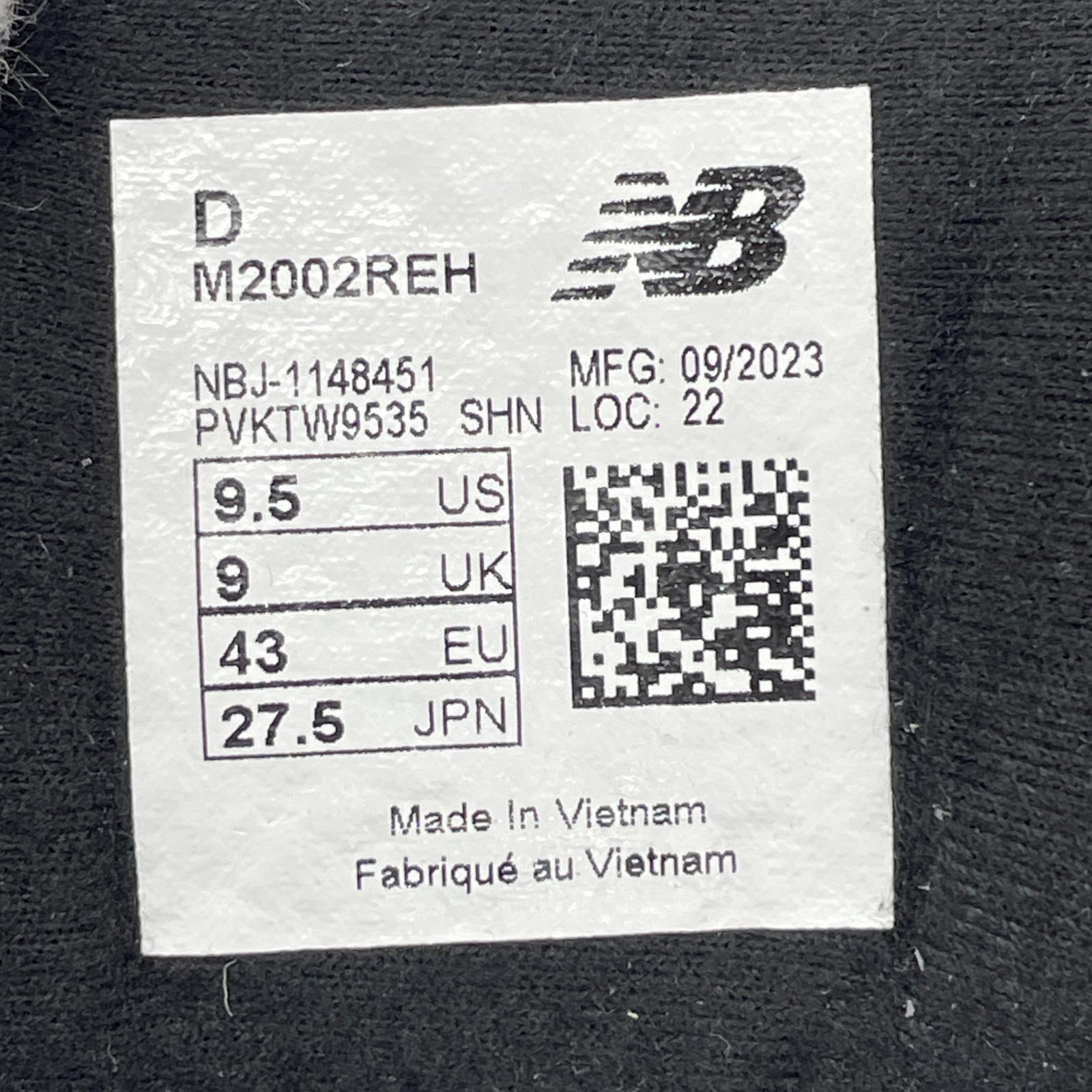 スニーカー M2002REH GRY 27.5cm 27.5cm (US9 1/2 UK9 EU45) グレー