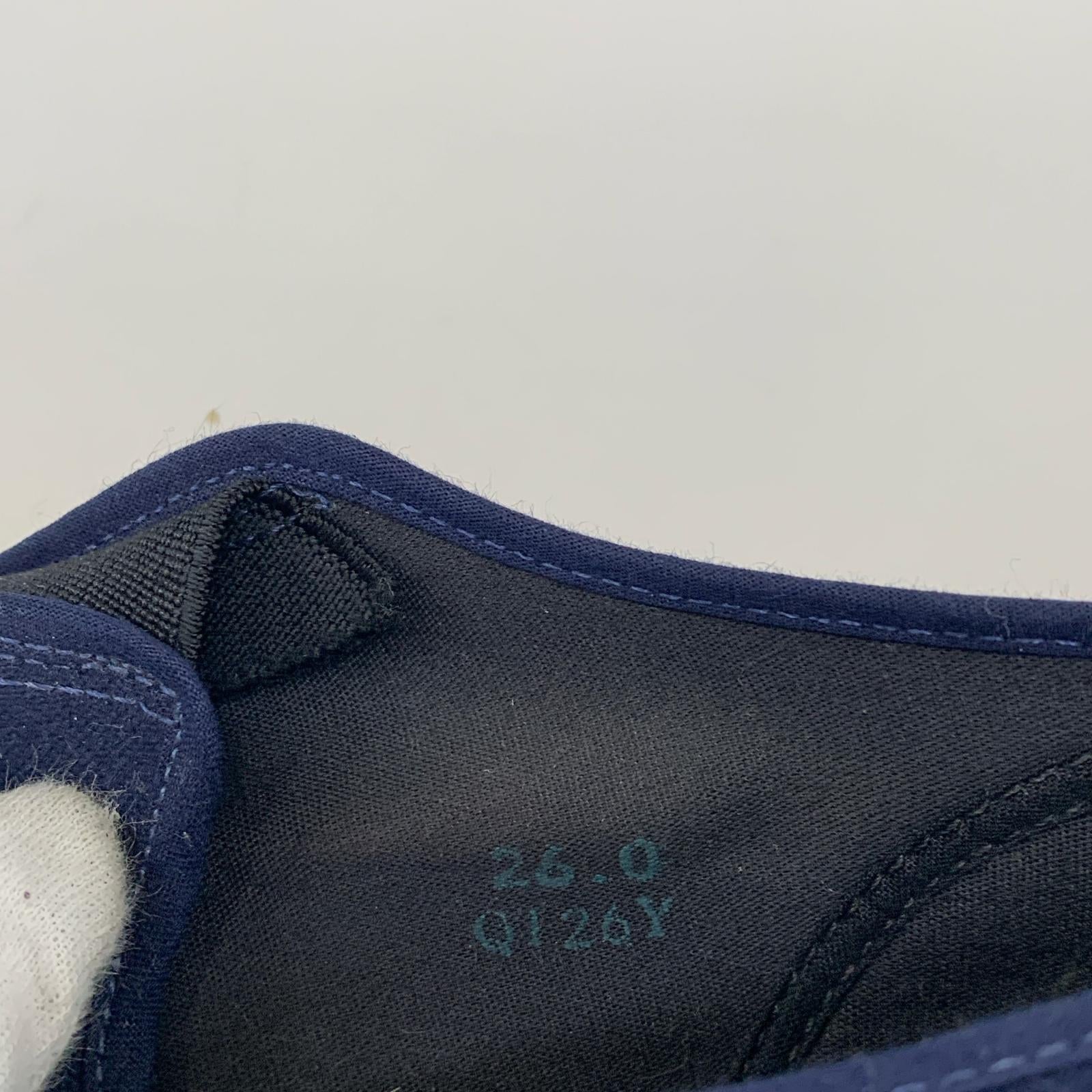 シューズ HOMME PLUS スリッポン 紺 26cm (US8 UK7 1/2 EU42)