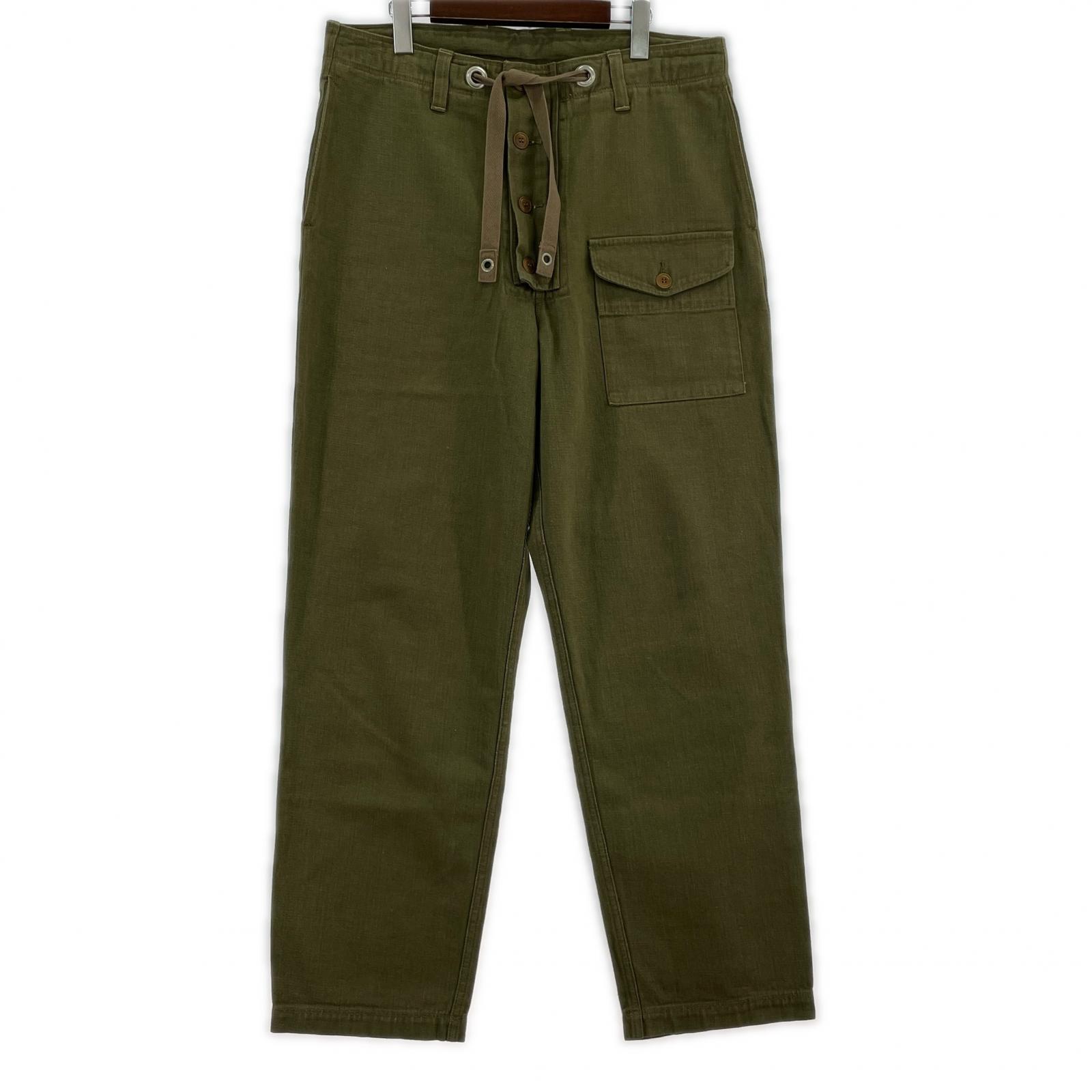 パンツ CAVALIER ROYAL NAVY SMOCK PANTS (L) カーキ L カーキ