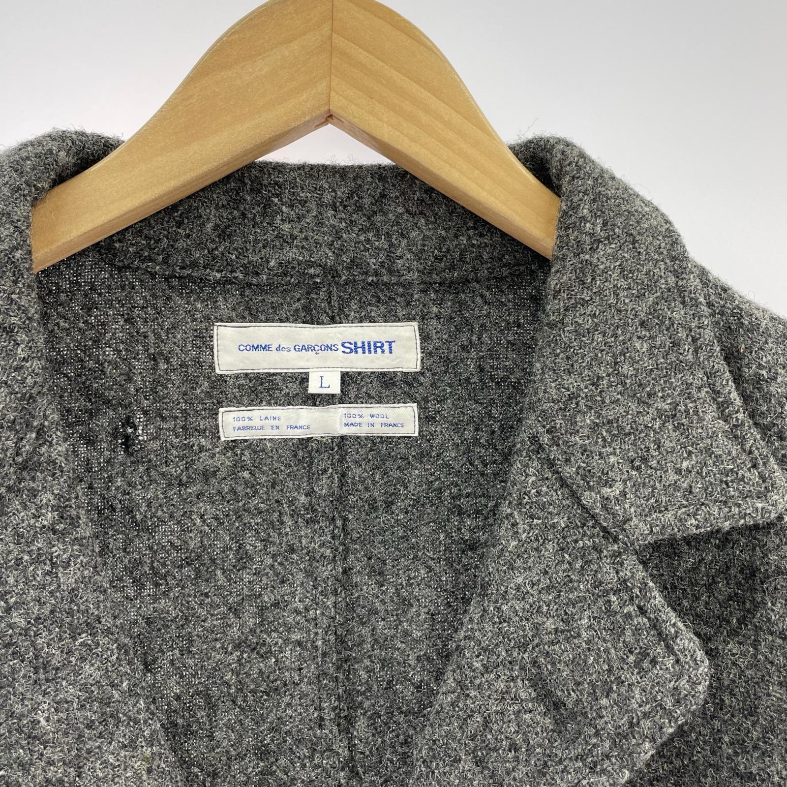 ジャケット SHIRT 3Bテーラードジャケット (L)フランス製 L グレー