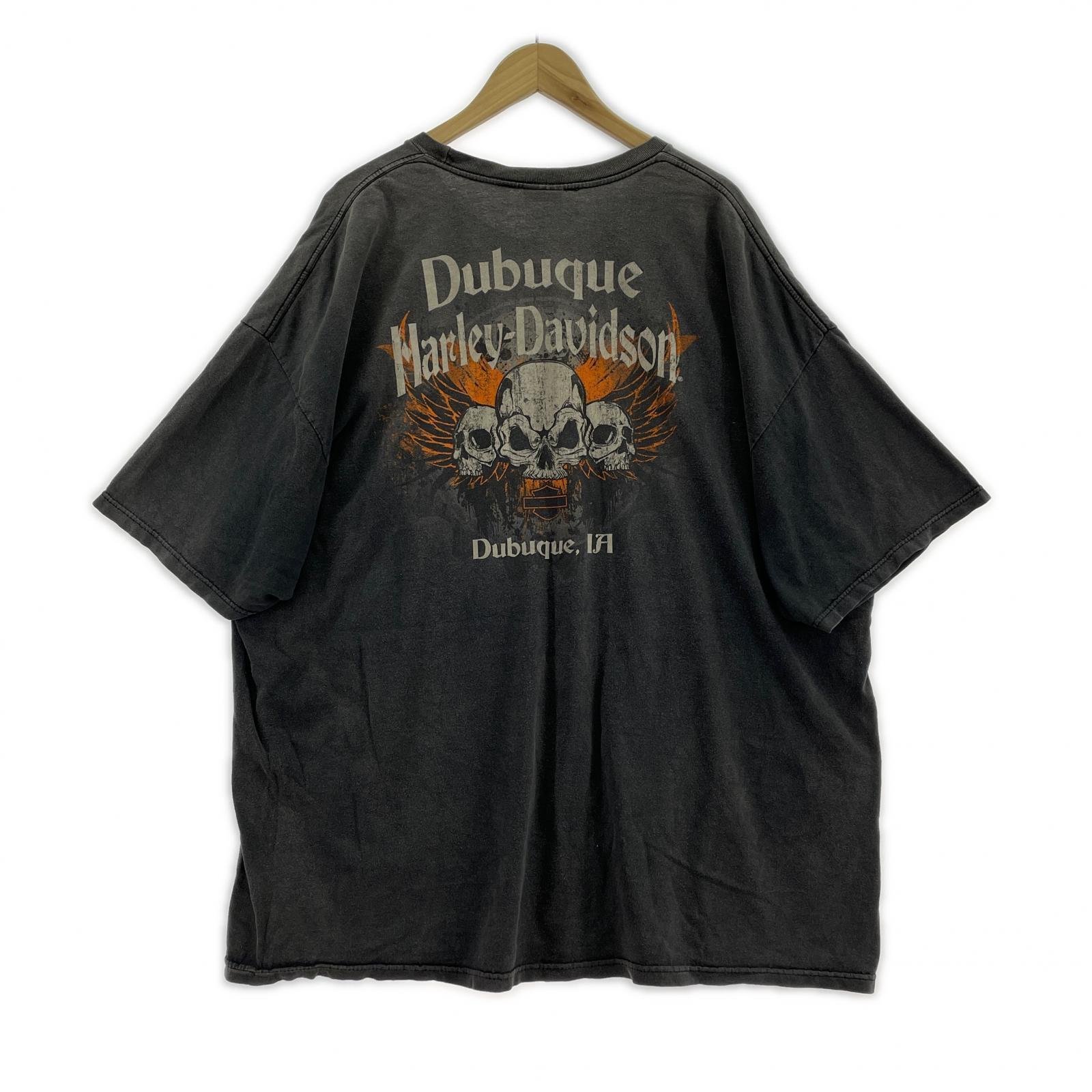 半袖Tシャツ 00s イーグル スカル 3XL グレー