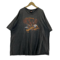 半袖Tシャツ 00s イーグル スカル 3XL グレー