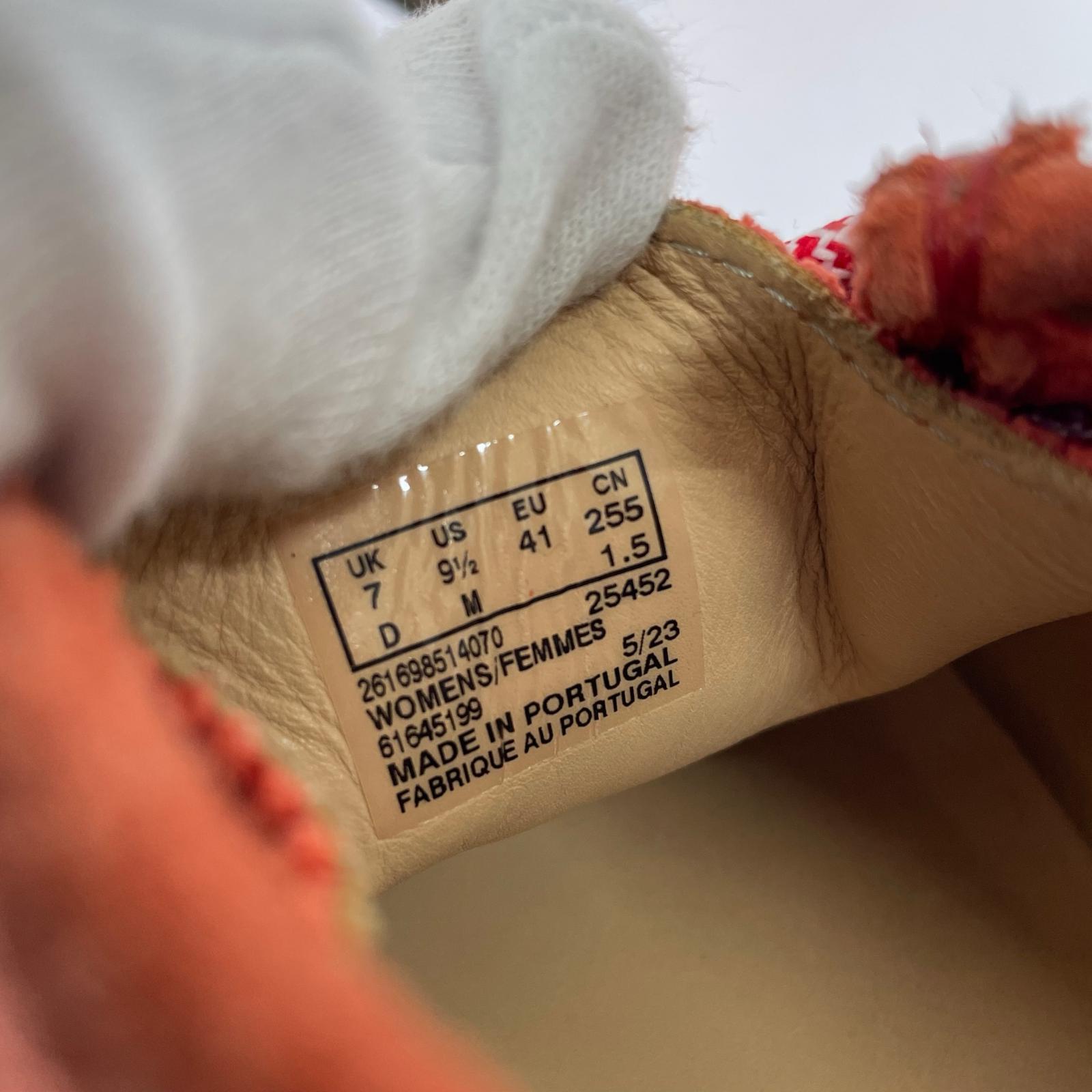 シューズ Wallabee Boot Coral Cord (25.5) 25.5cm (US7 1/2 UK7 EU41) レッド