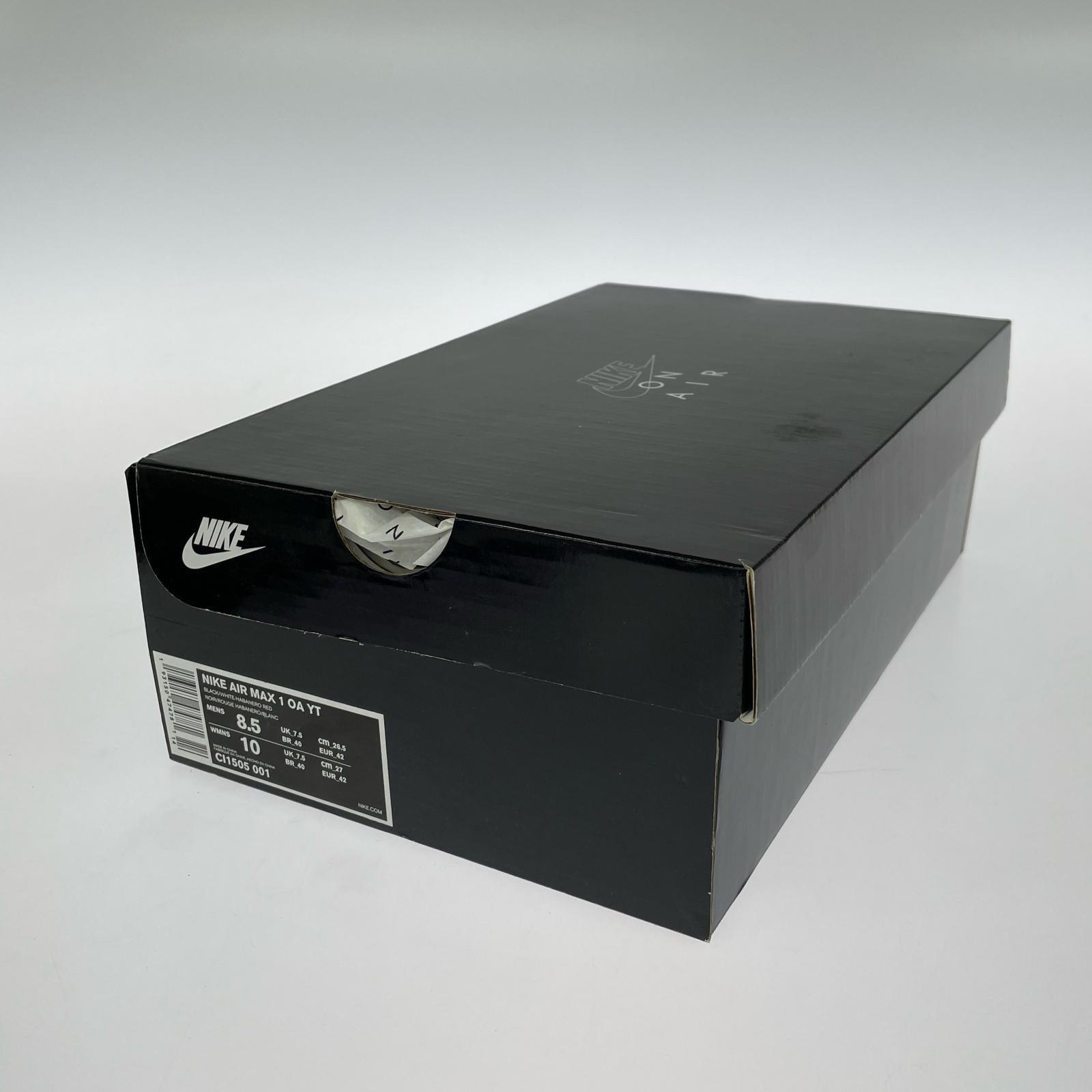 スニーカー AIR MAX 1 OA YT 26.5cm 26.5cm (US8 1/2 UK8 EU43) ブラック