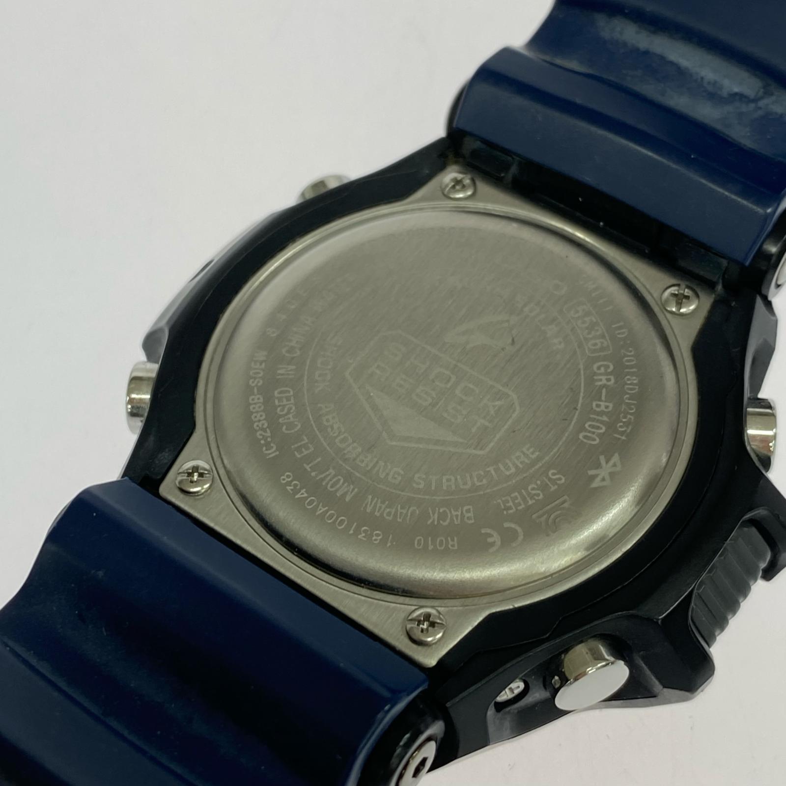 腕時計 タフソーラー腕時計 GR-B100 ブラック