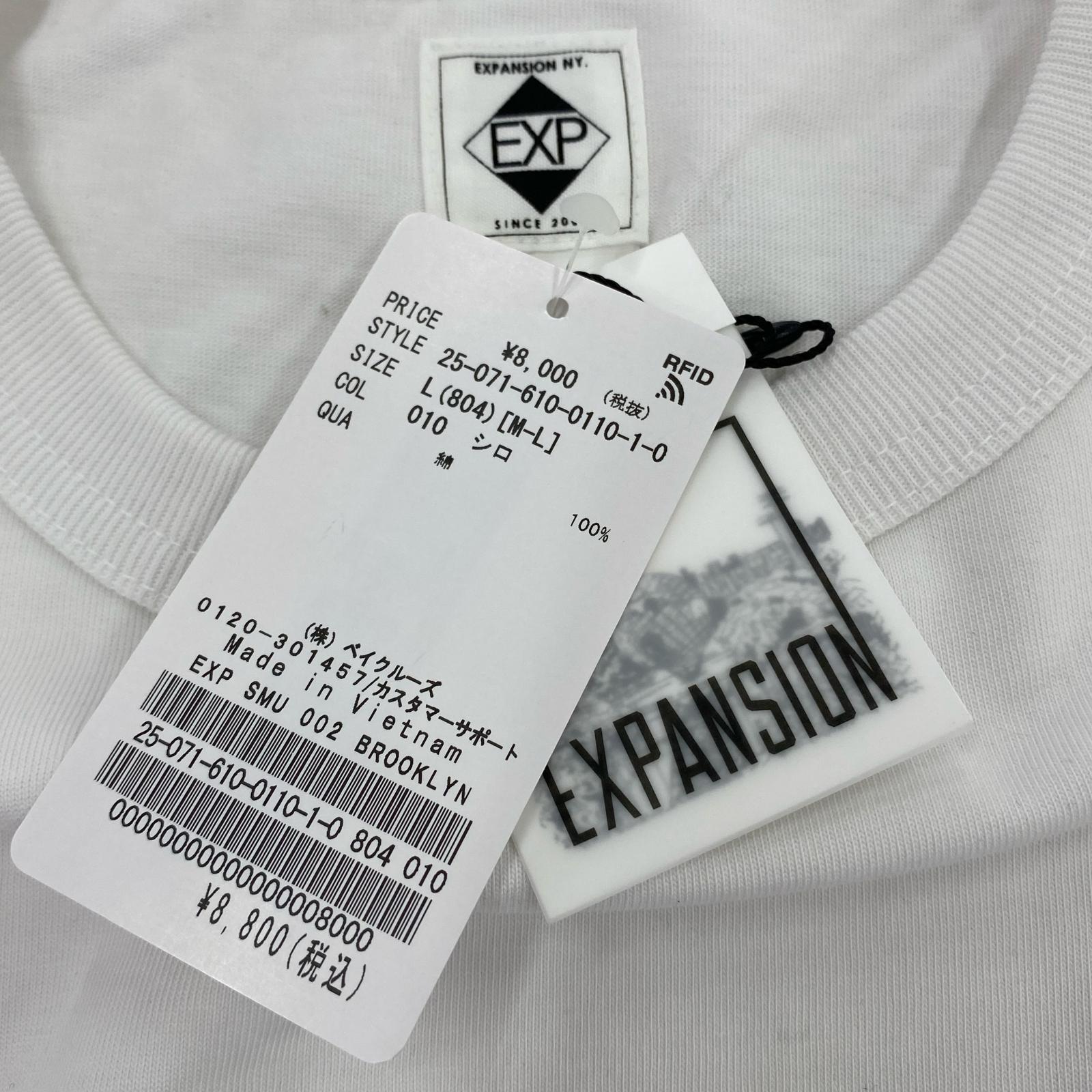 半袖Tシャツ 別注 EXPANSION tee 白 L