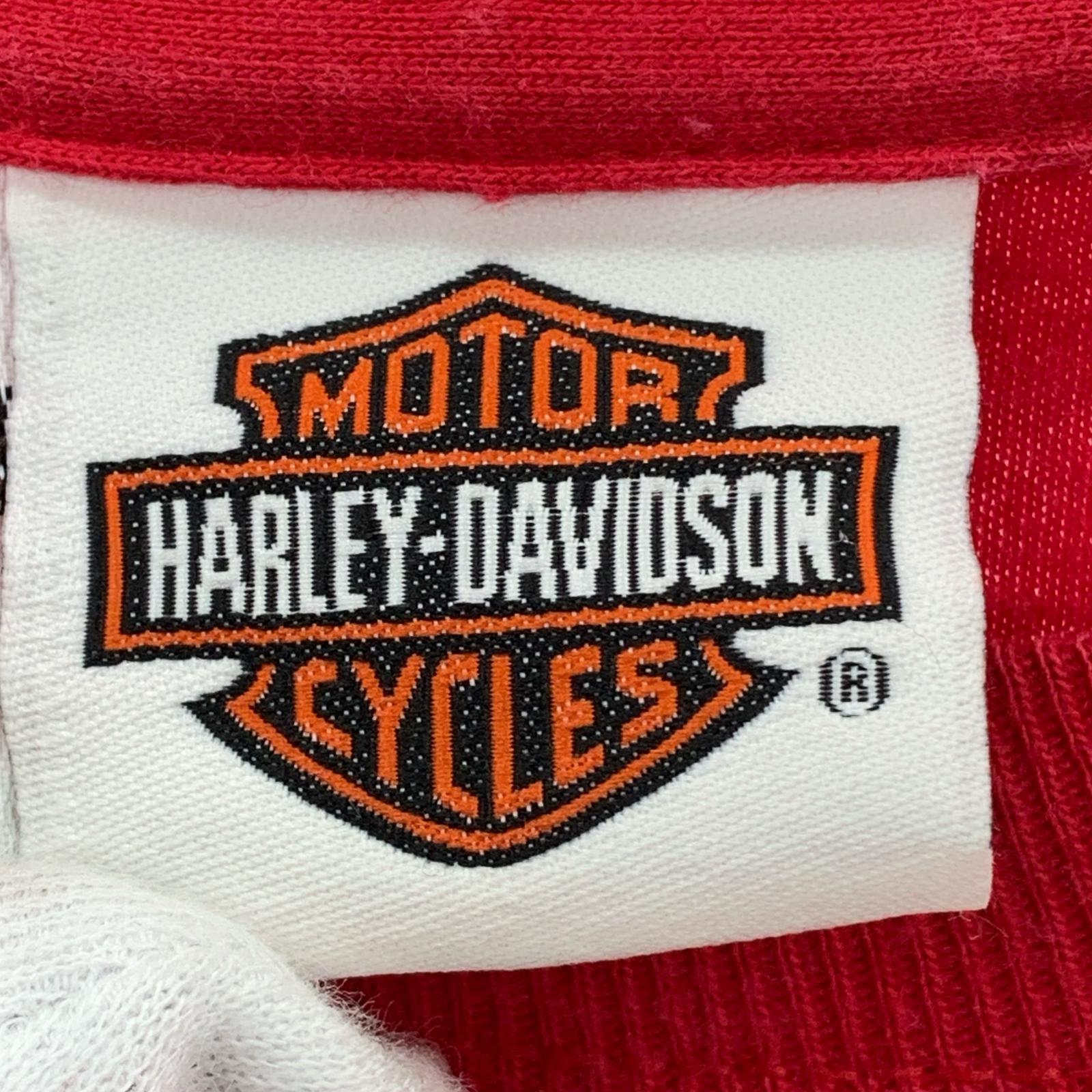 長袖Tシャツ プリント 2XL レッド レッド