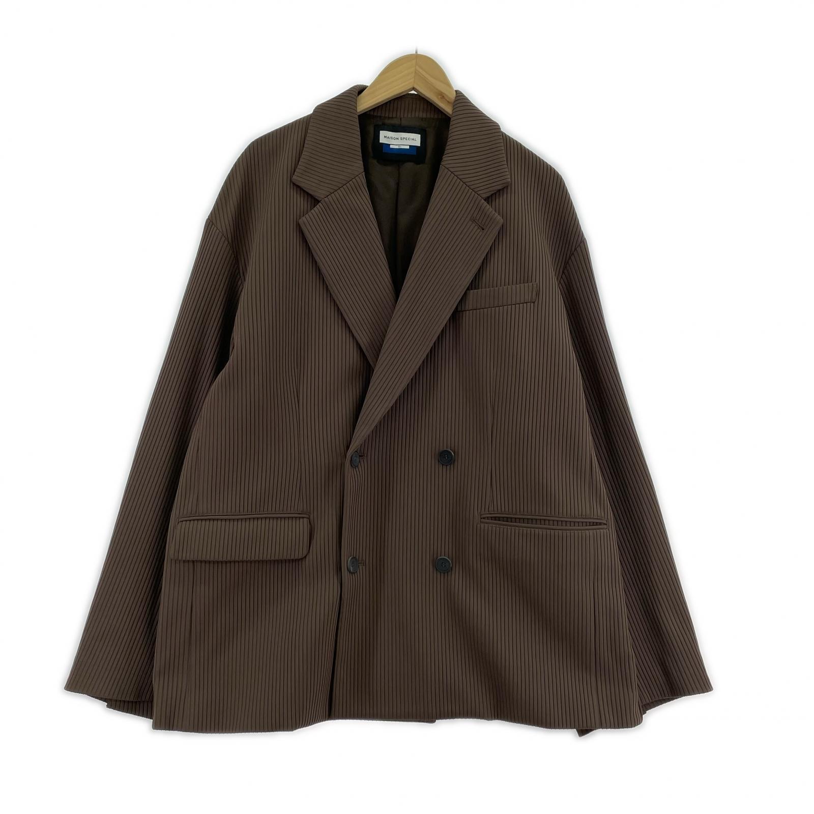 ジャケット 23AW Omega Rib Double Jacket 1 ブラウン ブラウン