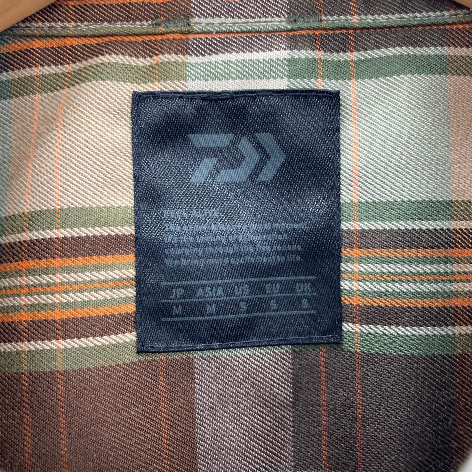 長袖シャツ TECH REGULAR COLLAR SHIRTS 茶 (S) M