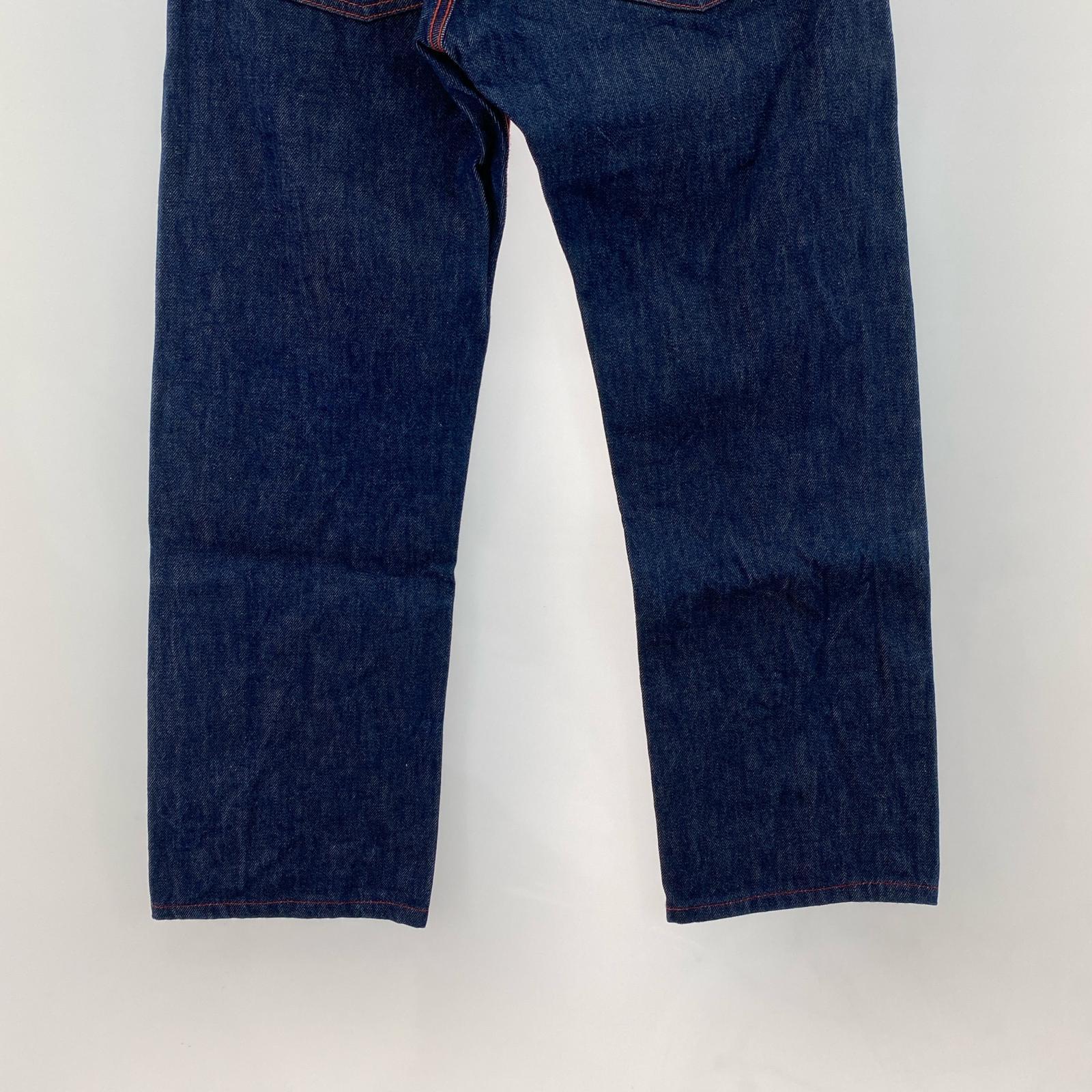 デニムパンツ × jean paul gaultier 10SS 501 W28L32 ブルー