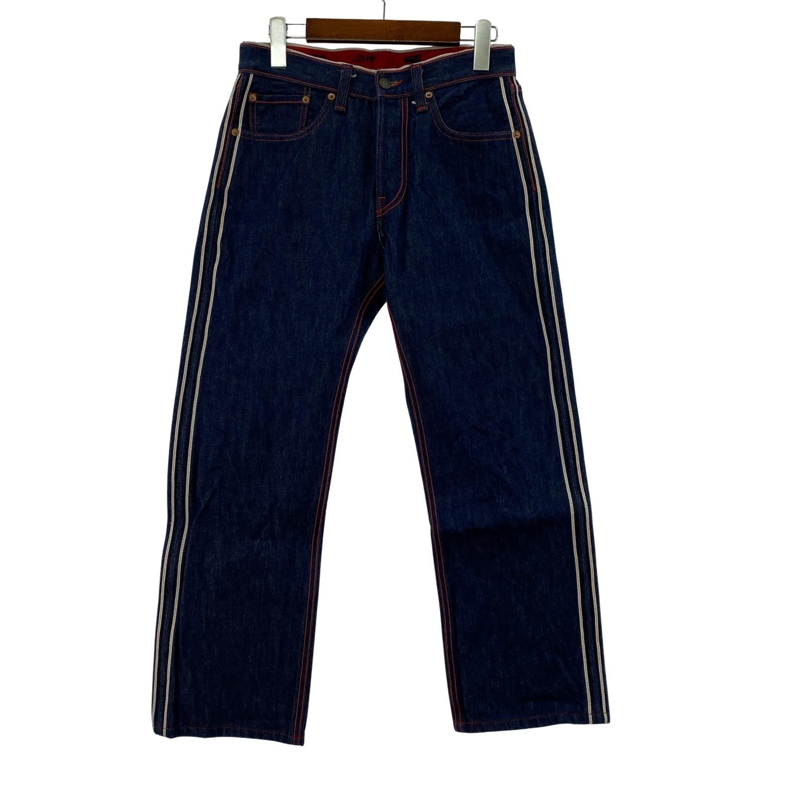 デニムパンツ × jean paul gaultier 10SS 501 W28L32 ブルー