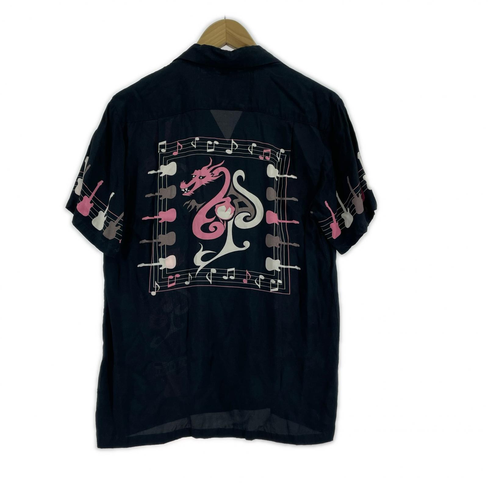 半袖シャツ MACARONI westerns MODS 30th S S ネイビー