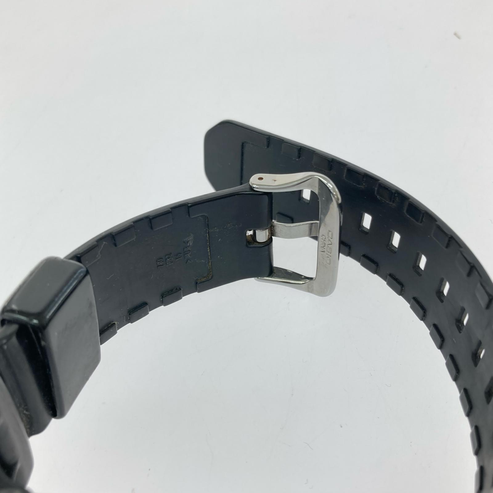 腕時計 ソーラー ラバー ブラック AWG-M100 ブラック