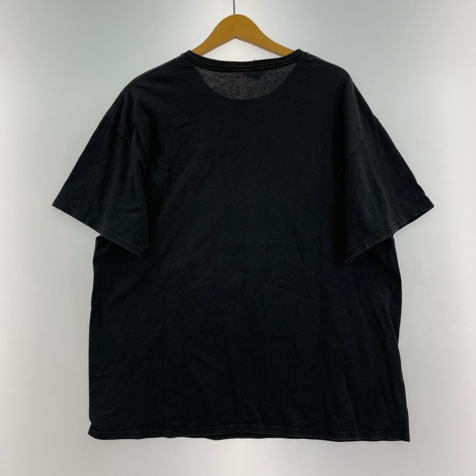 半袖Tシャツ 00s DELTAタグ VILLAINSプリント ブラック(XL) ブラック
