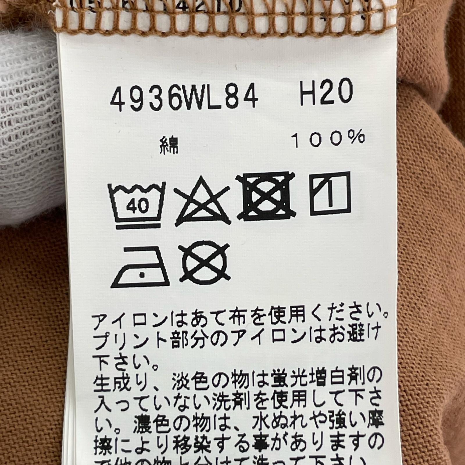 半袖Tシャツ ロゴTee/BRW 38 ブラウン