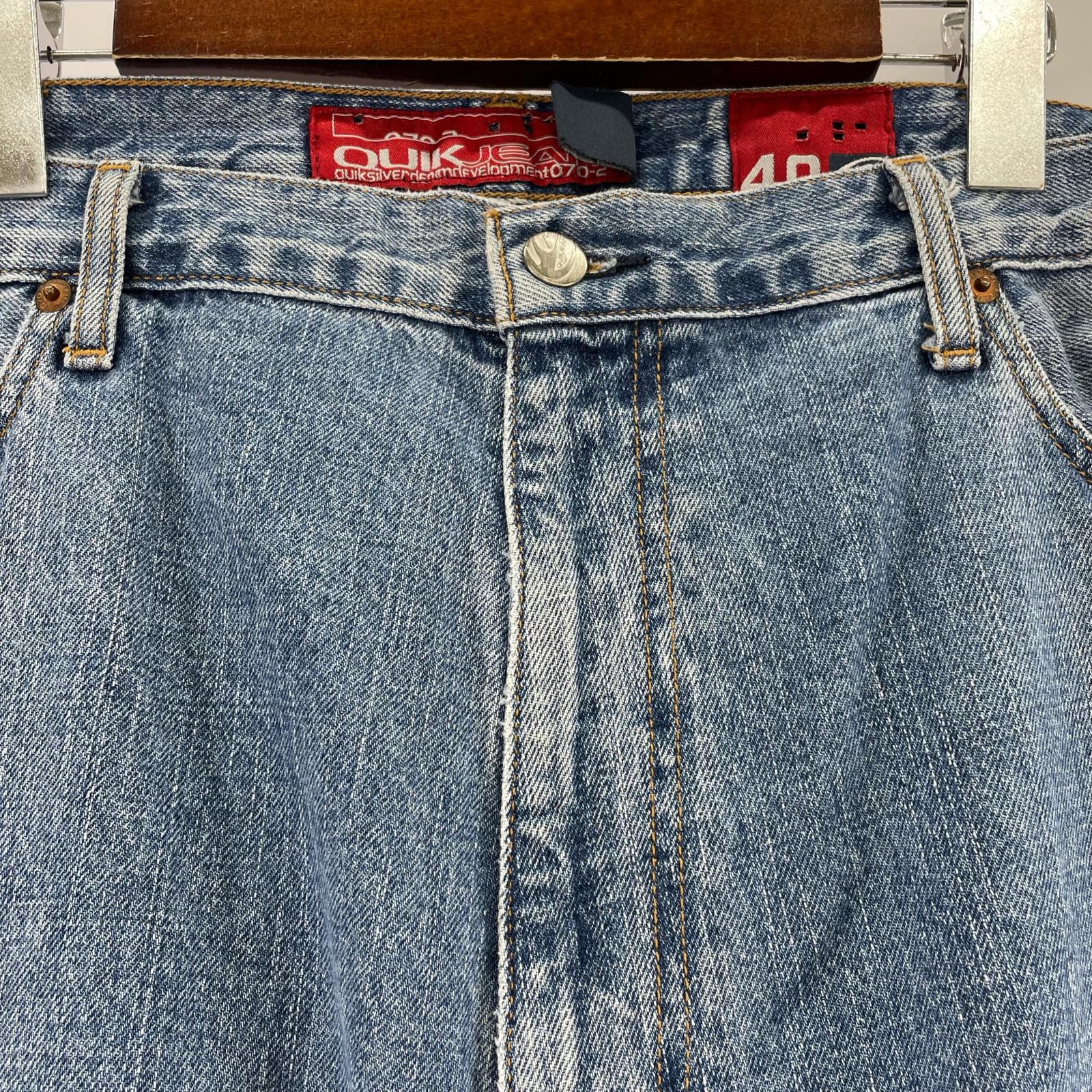 デニムパンツ 90s バギーデニム 40 ブルー