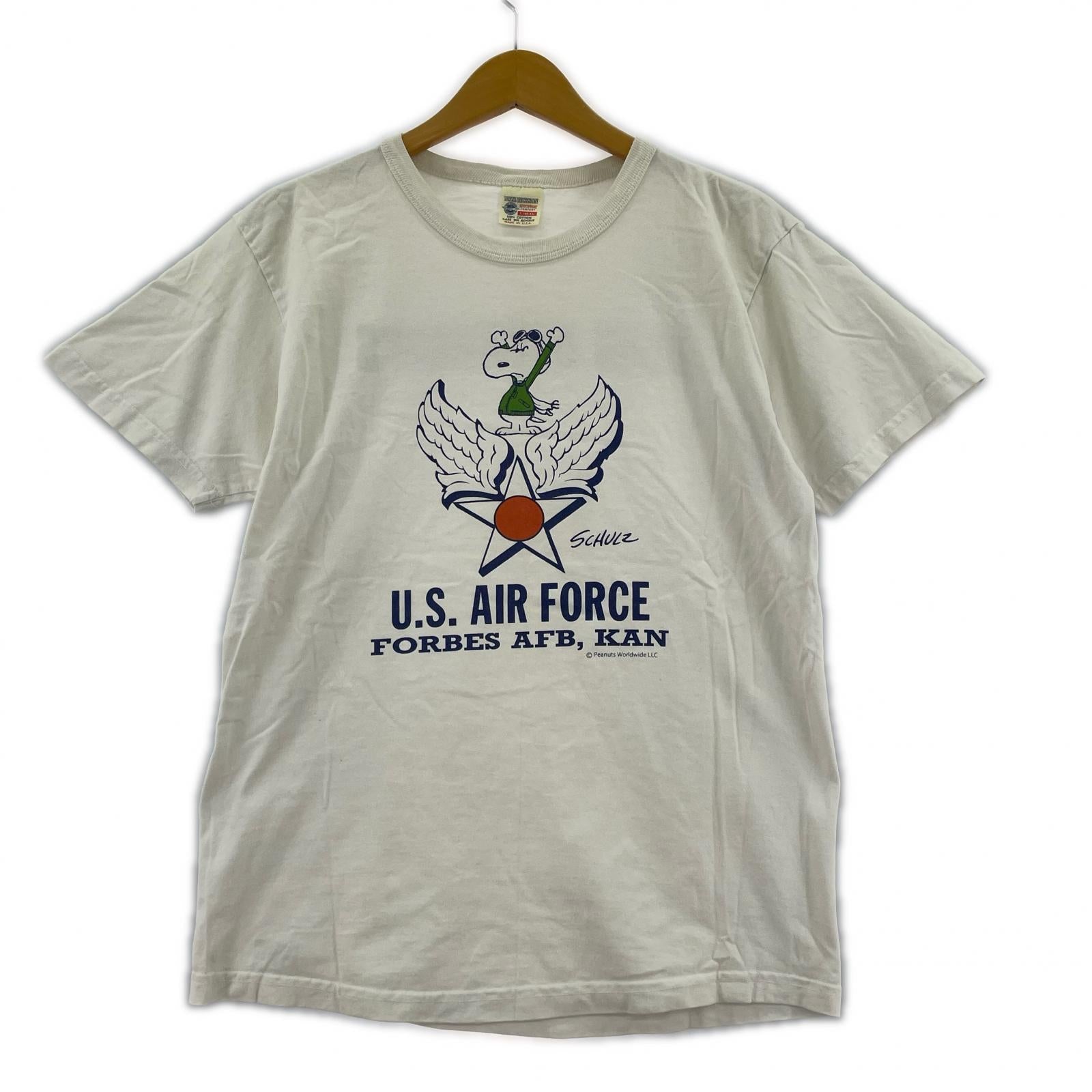 半袖Tシャツ SNOOPY U.S. AIR FORCE BR76842 白 (L) L ホワイト