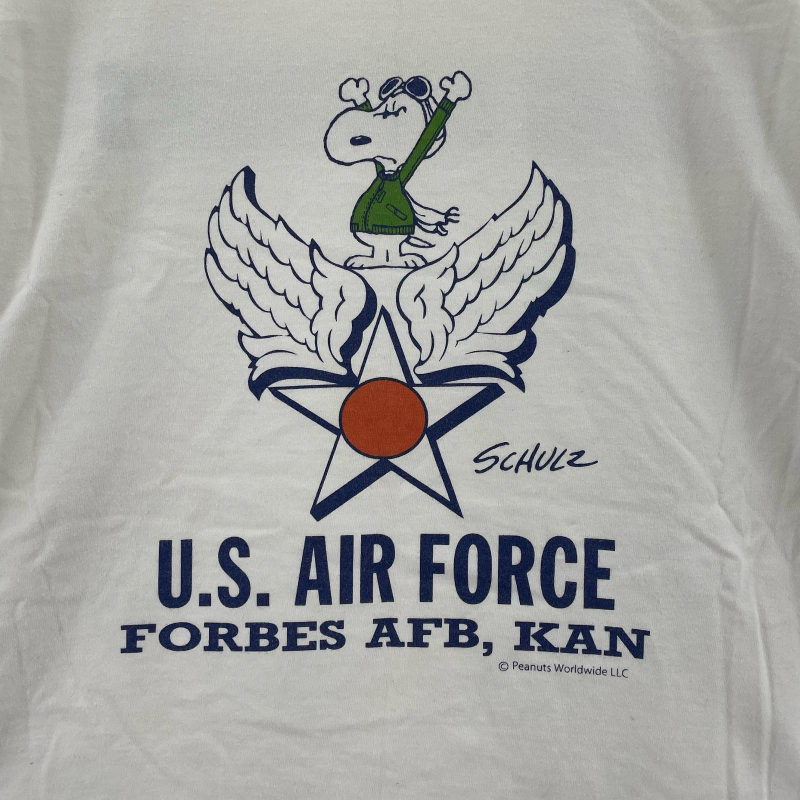 半袖Tシャツ SNOOPY U.S. AIR FORCE BR76842 白 (L) L ホワイト