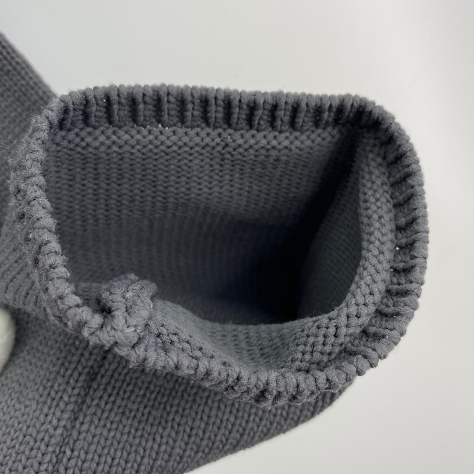 その他トップス COMME des GARCONS HOMME DEUX サイドジップニット M DM-N509 M グレー