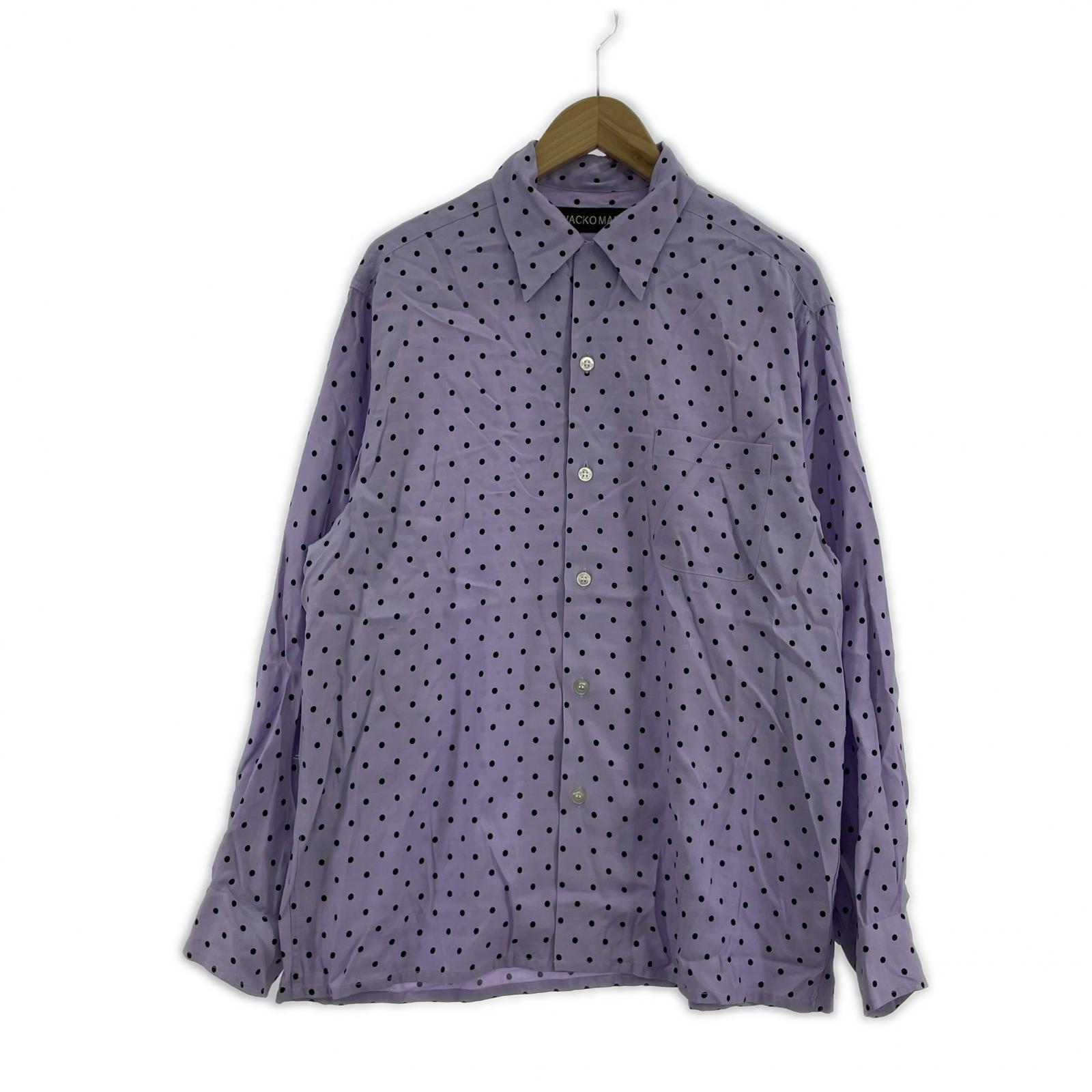長袖シャツ WACKO MARIA DOTS HAWAIIAN SHIRT M M