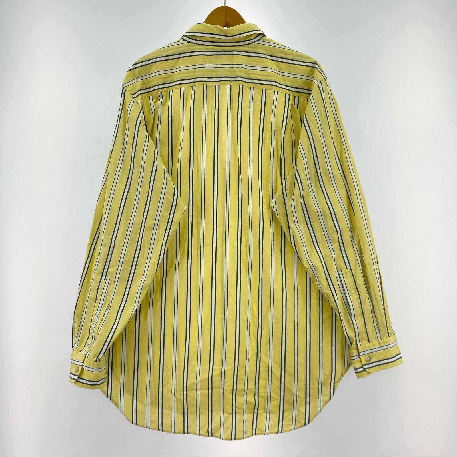 長袖シャツ Marvine Pontiak Shirt Makers/スキッパー/イエロー