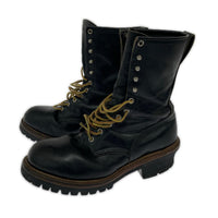 ブーツ RED WING ロガーブーツ 茶芯 (9.5D) ブラック