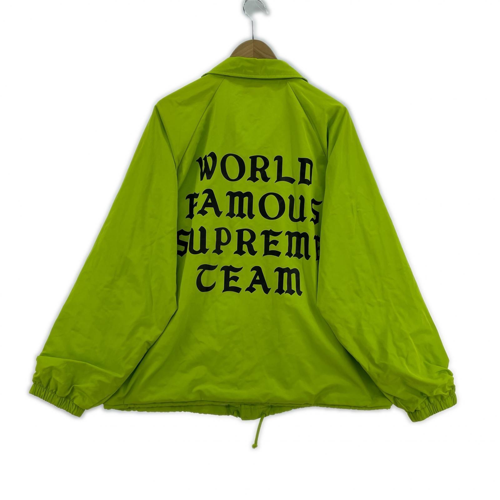 ジャケット supreme word famous coaches jacket L