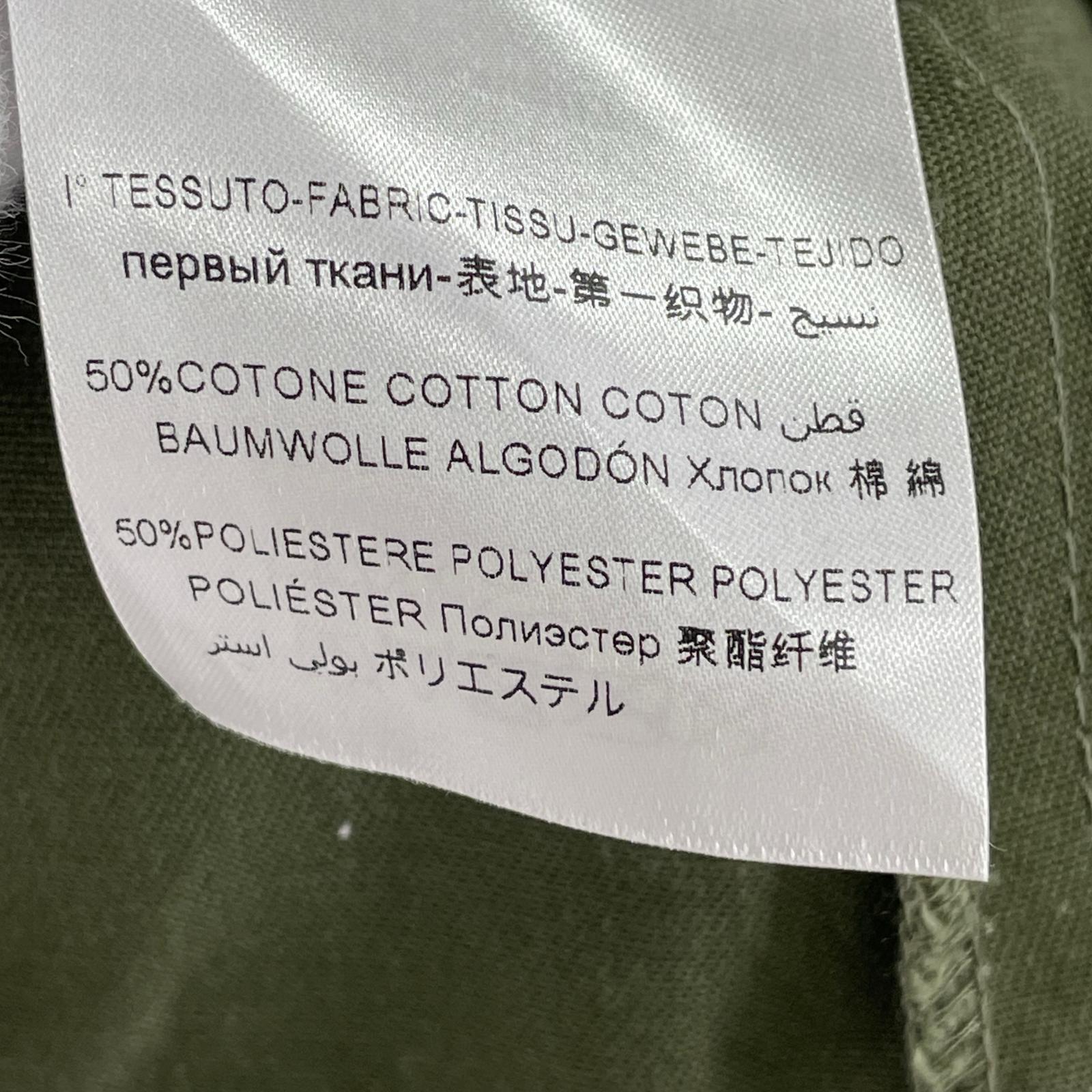 ジャケット AS65 FORTELA フラミンゴ刺繍ミリタリージャケット S グリーン S