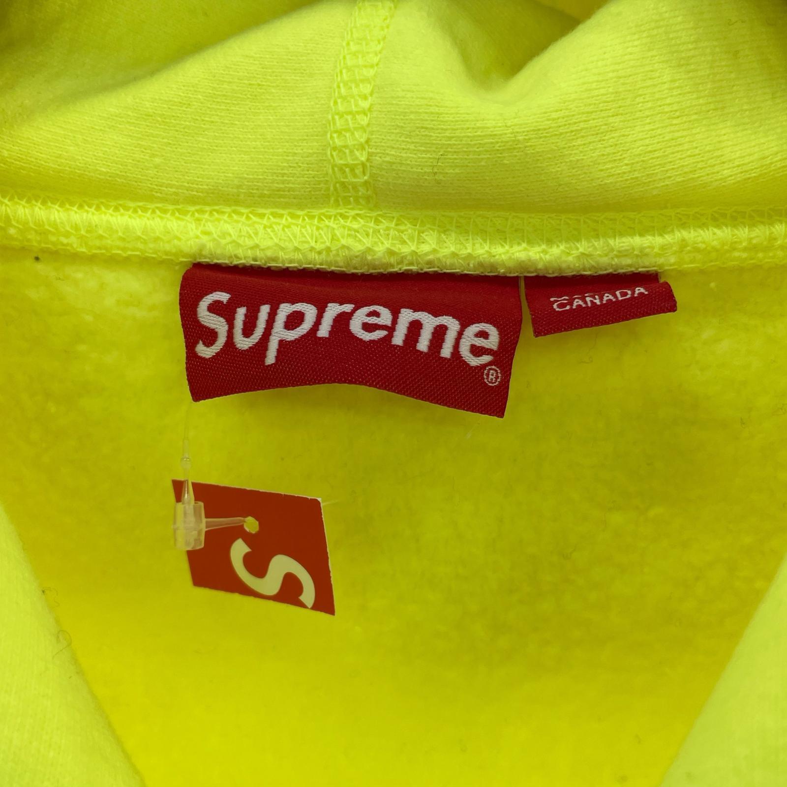 パーカー Supreme Small Box Hooded Sweatshirt Neon L L