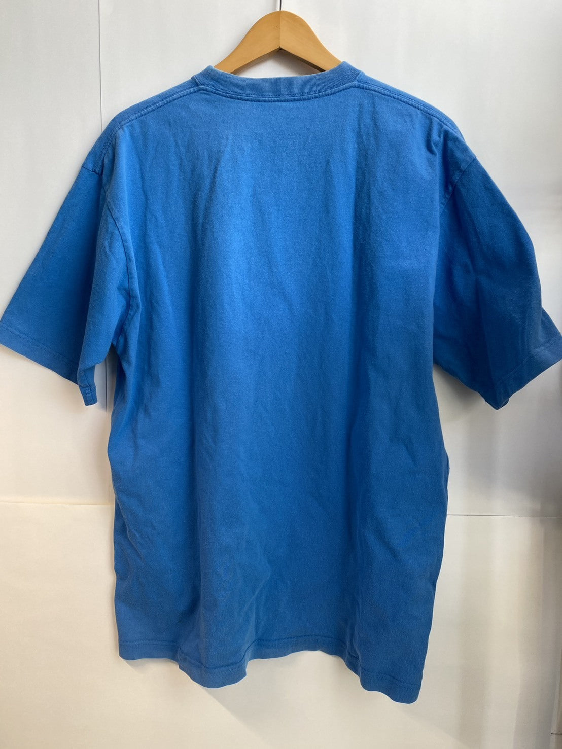 ロゴTシャツ 青 XS