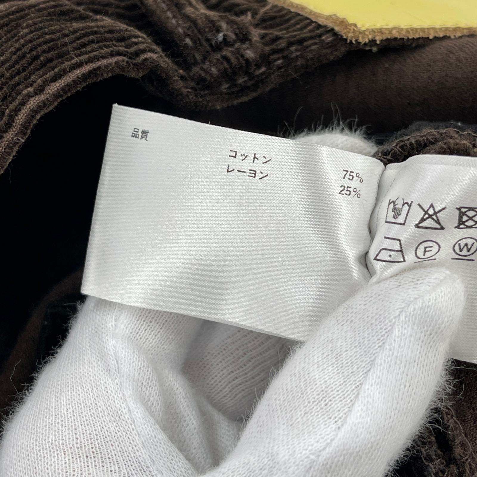 パンツ 23AW WIDE PANTS CORDYROY S S ブラウン