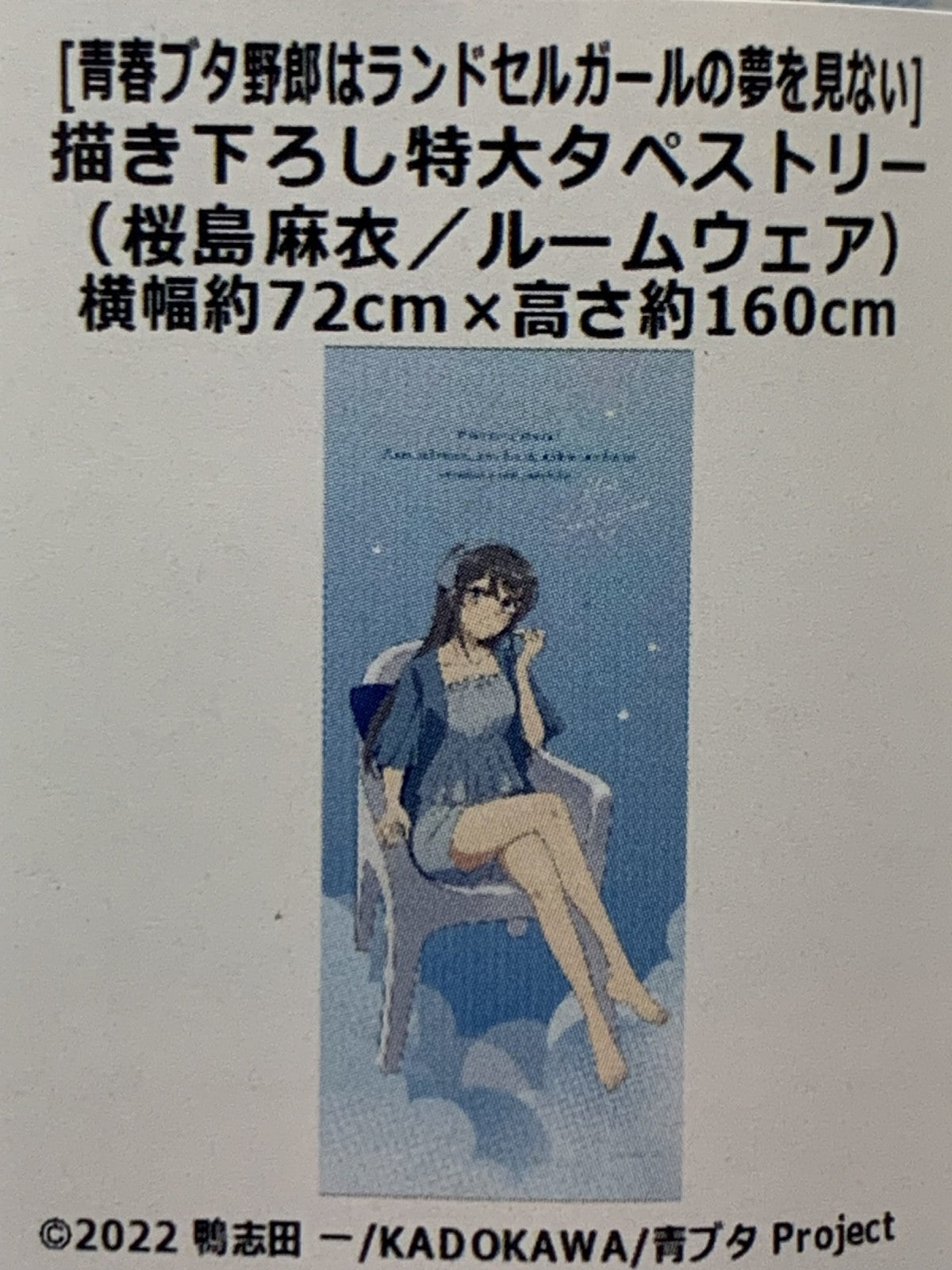 カーテン魂 青ブタ 特大タペストリー フィギュア/グッズ