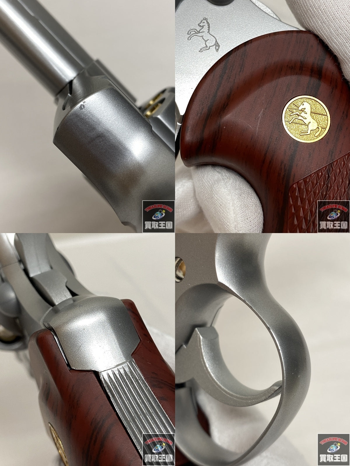 コルトパイソン .357マグナム シルバータイプ 6インチ ガン