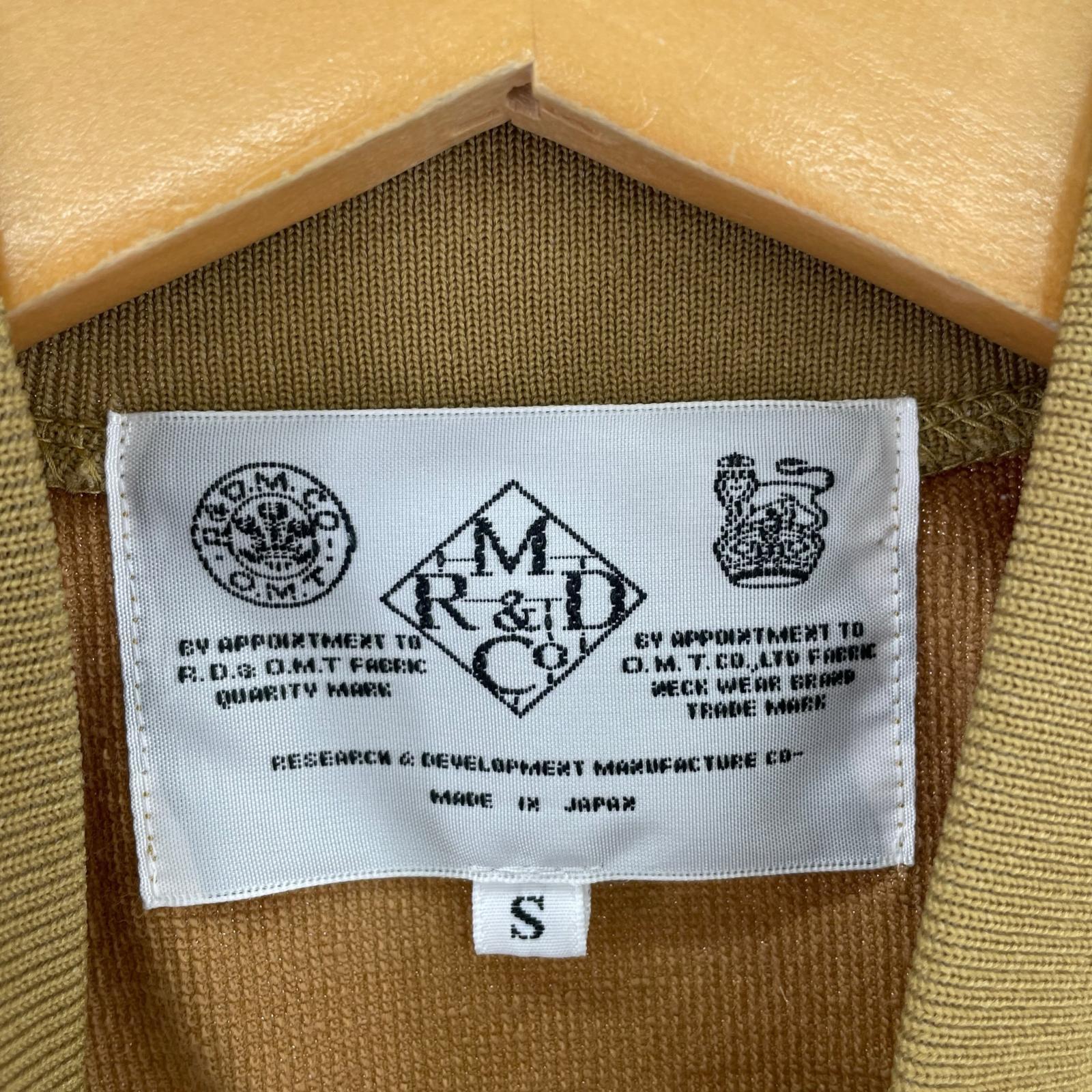 ジャケット r&d.m.co-トラックジャケット S イエロー