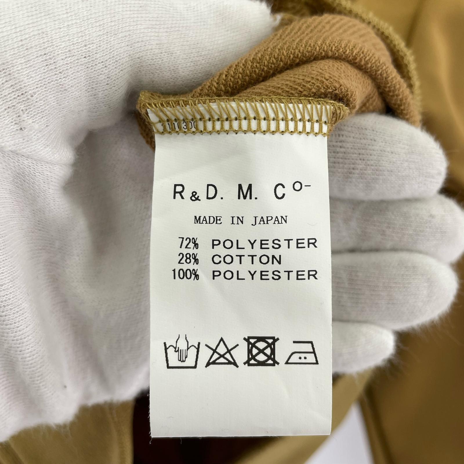 ジャケット r&d.m.co-トラックジャケット S イエロー